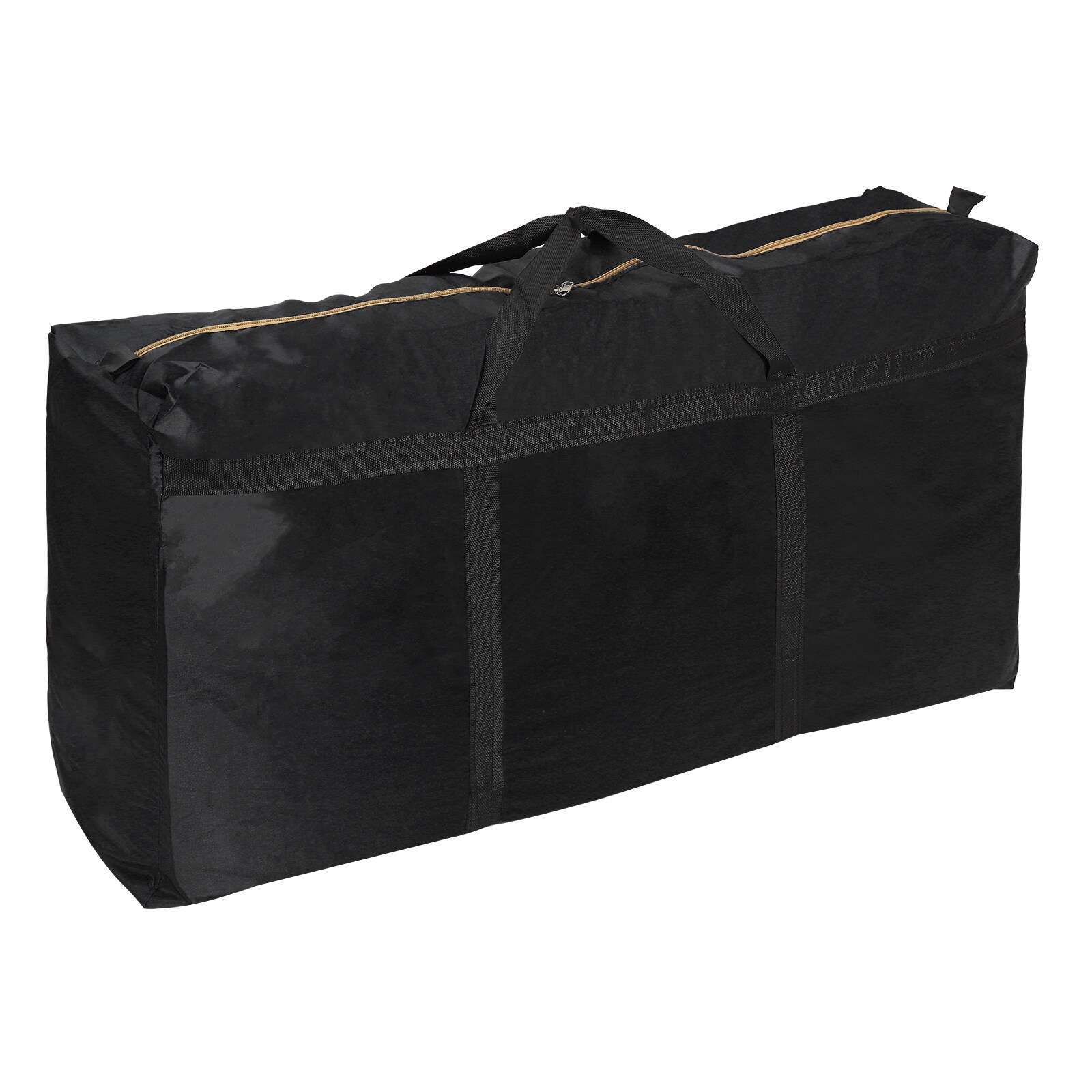PATIKIL 35 Inch Extra Large Moving Bag for Travel 210D Oxford Waterproof Storage Bag with Double Zippers Duffle Bag for Storage Packing Home Traveling Camping Black (35 Inchx9.8 Inchx19 Inch)