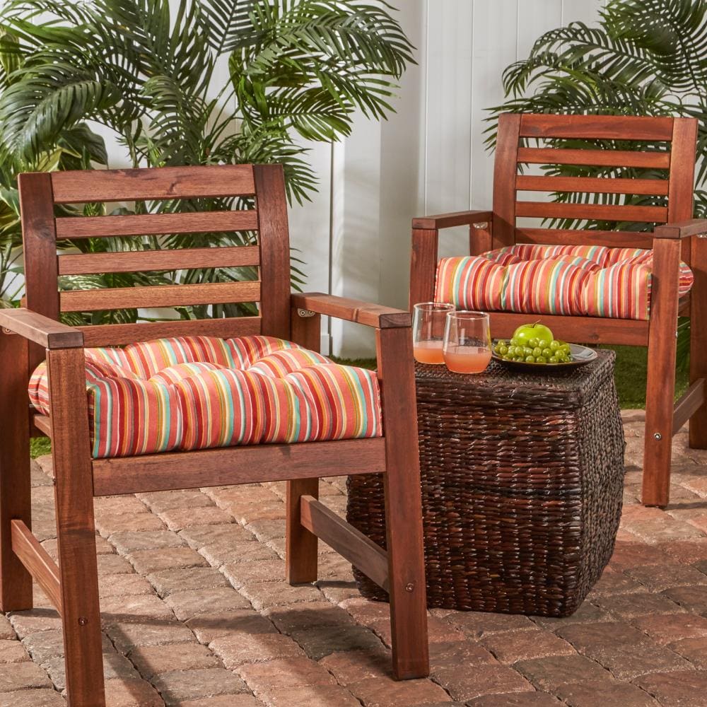 Greendale Home Fashions OC6800S2-WATERMELON Patio-Furniture-Cushions - View #7