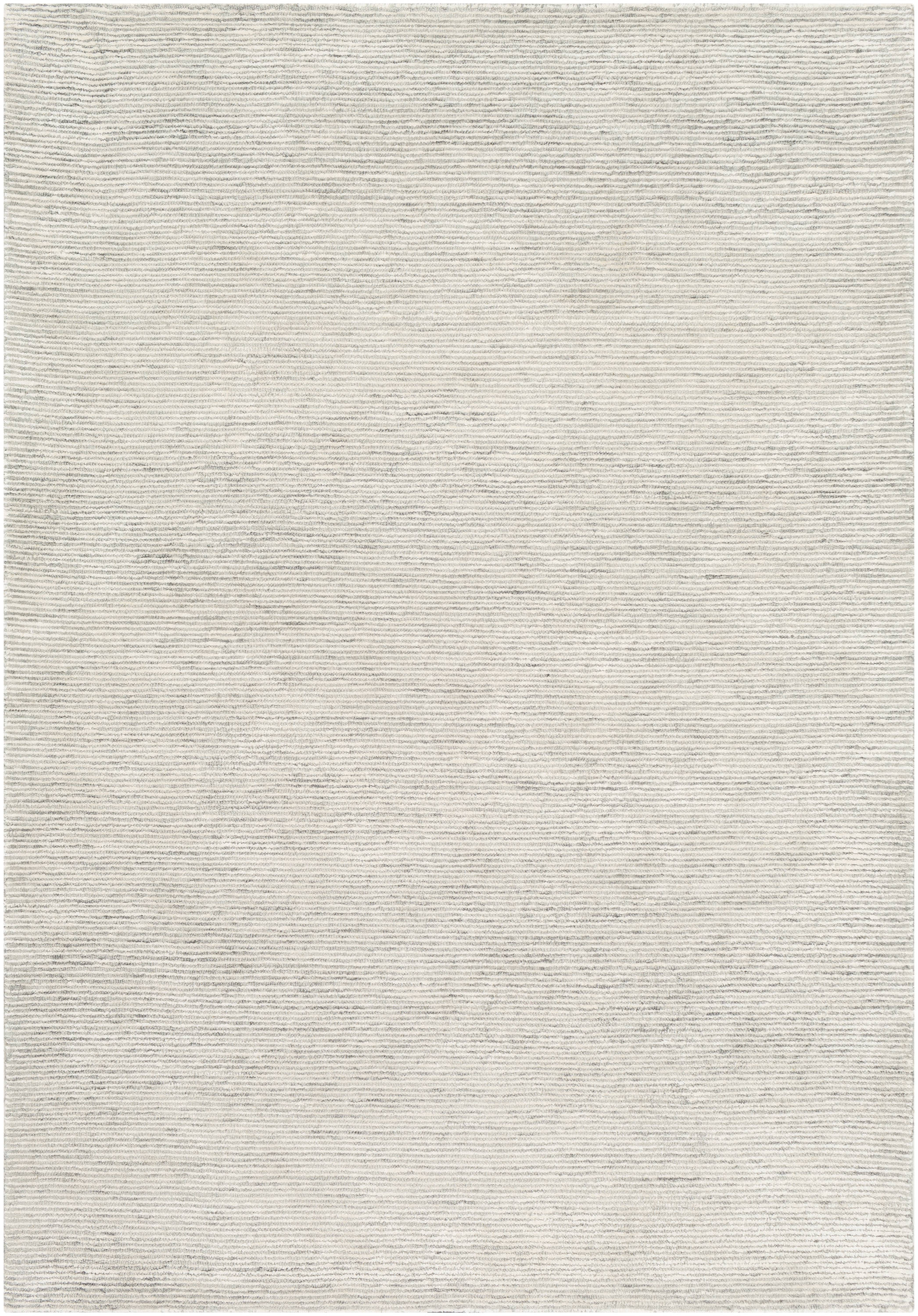 Surya SDA2301-810 Strada 8 x 10 (ft) Tufted Wool Silver Gray Rectangular Indoor Solid Area rug