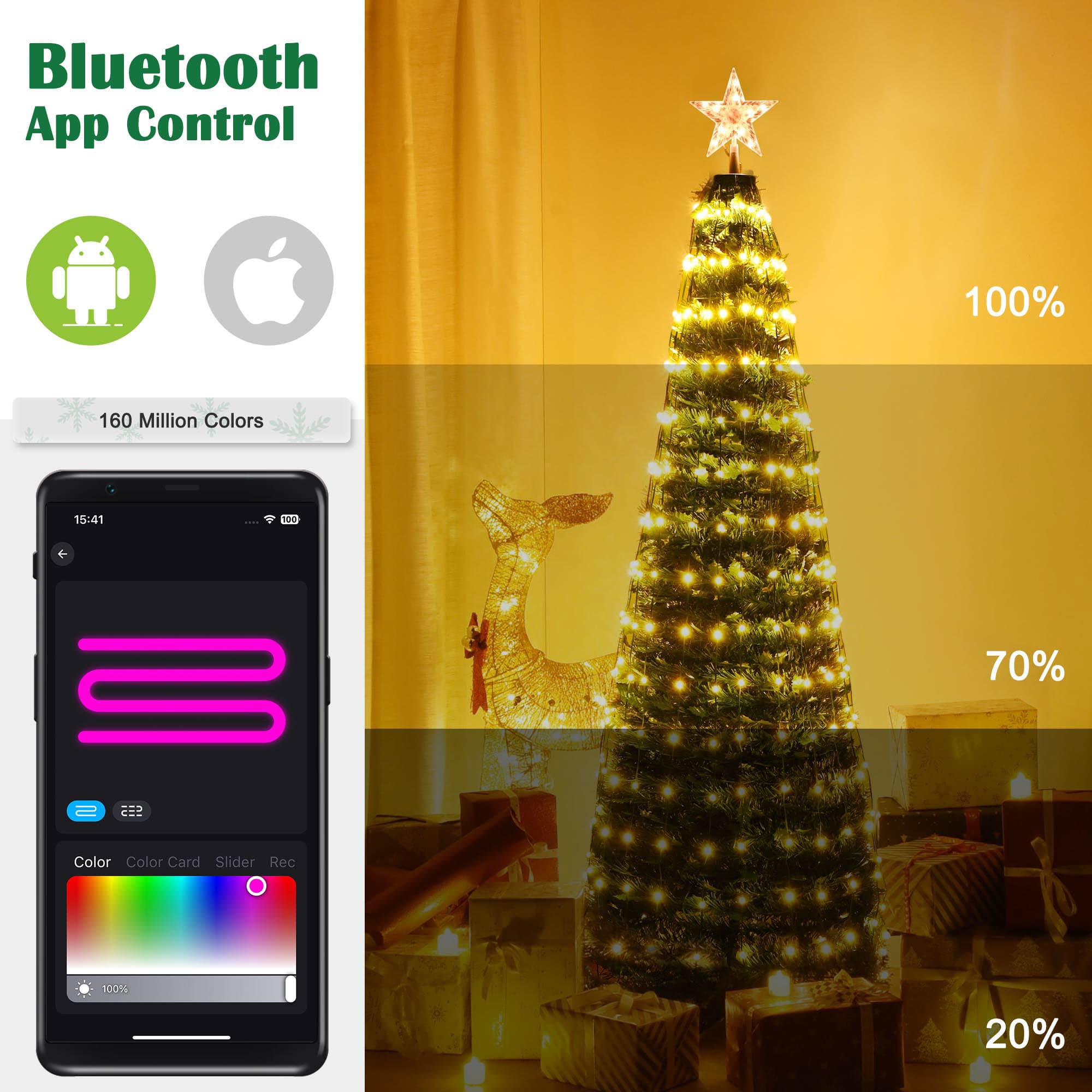 Yescom 60XMA027-180T-DIY-LO Outdoor-Christmas-Decor - View #4