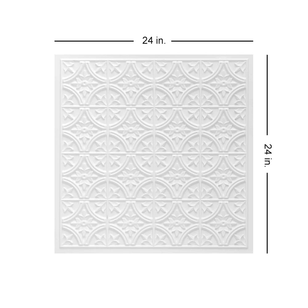 From Plain to Beautiful in Hours 290WM-24X24-10 Ceiling-Tile - View #3