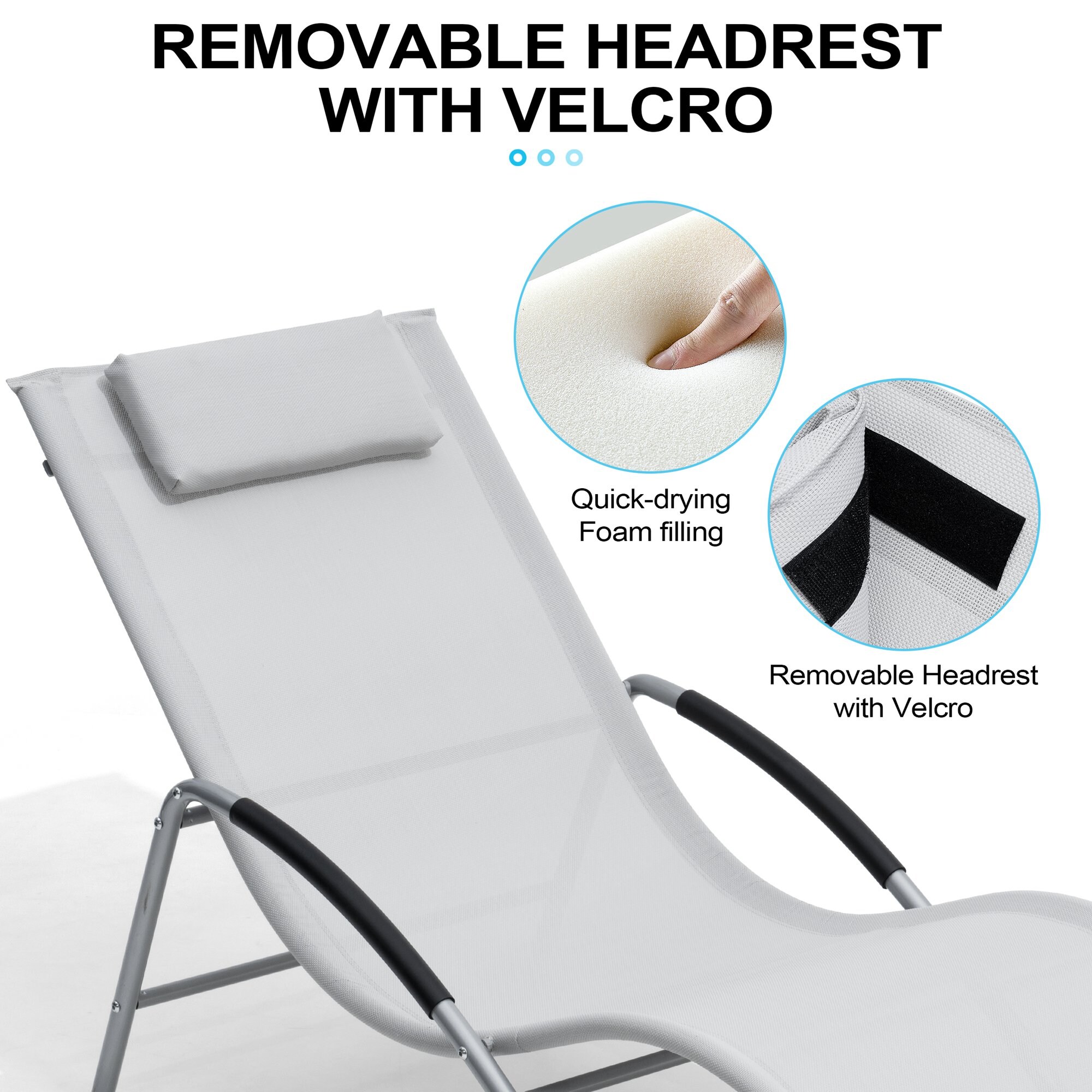 Crestlive Products CL-LG033LGY-2 Patio-Chairs - View #4