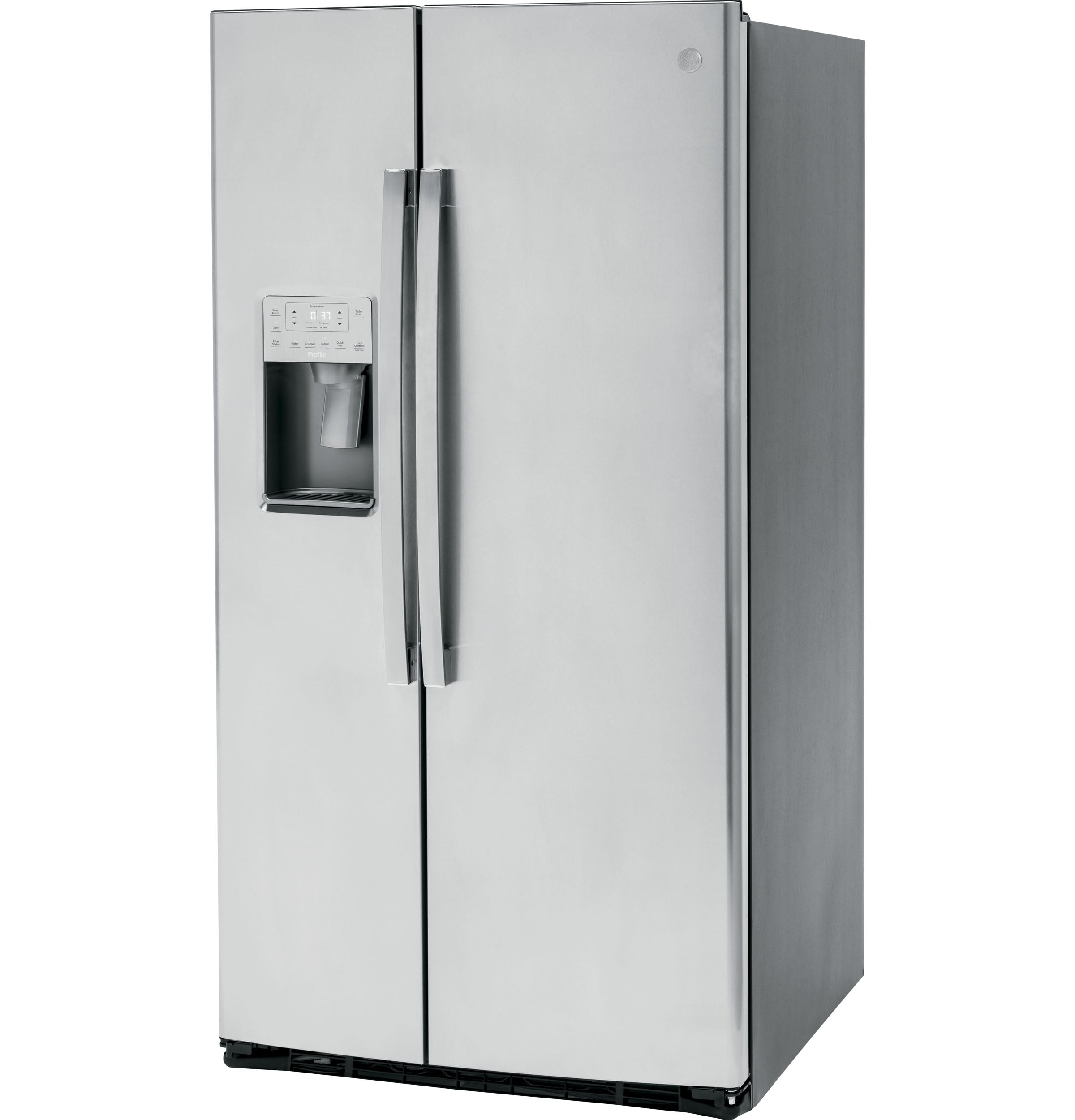 GE Profile 25.3-cu ft Side-by-Side Refrigerator with Ice Maker, Water ...