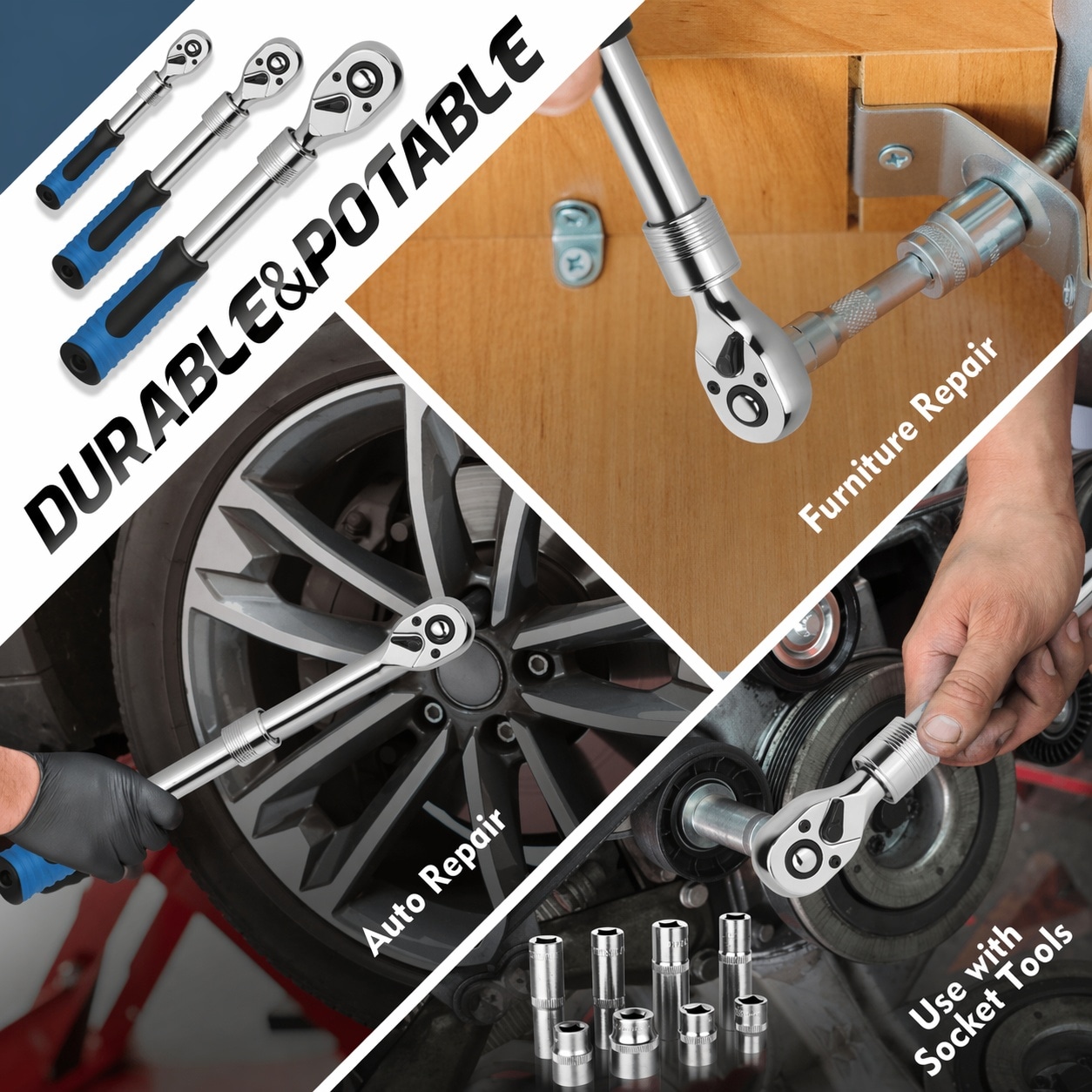 AKSCYZM LAK0730K073 Ratcheting-Wrench-Sets - View #3