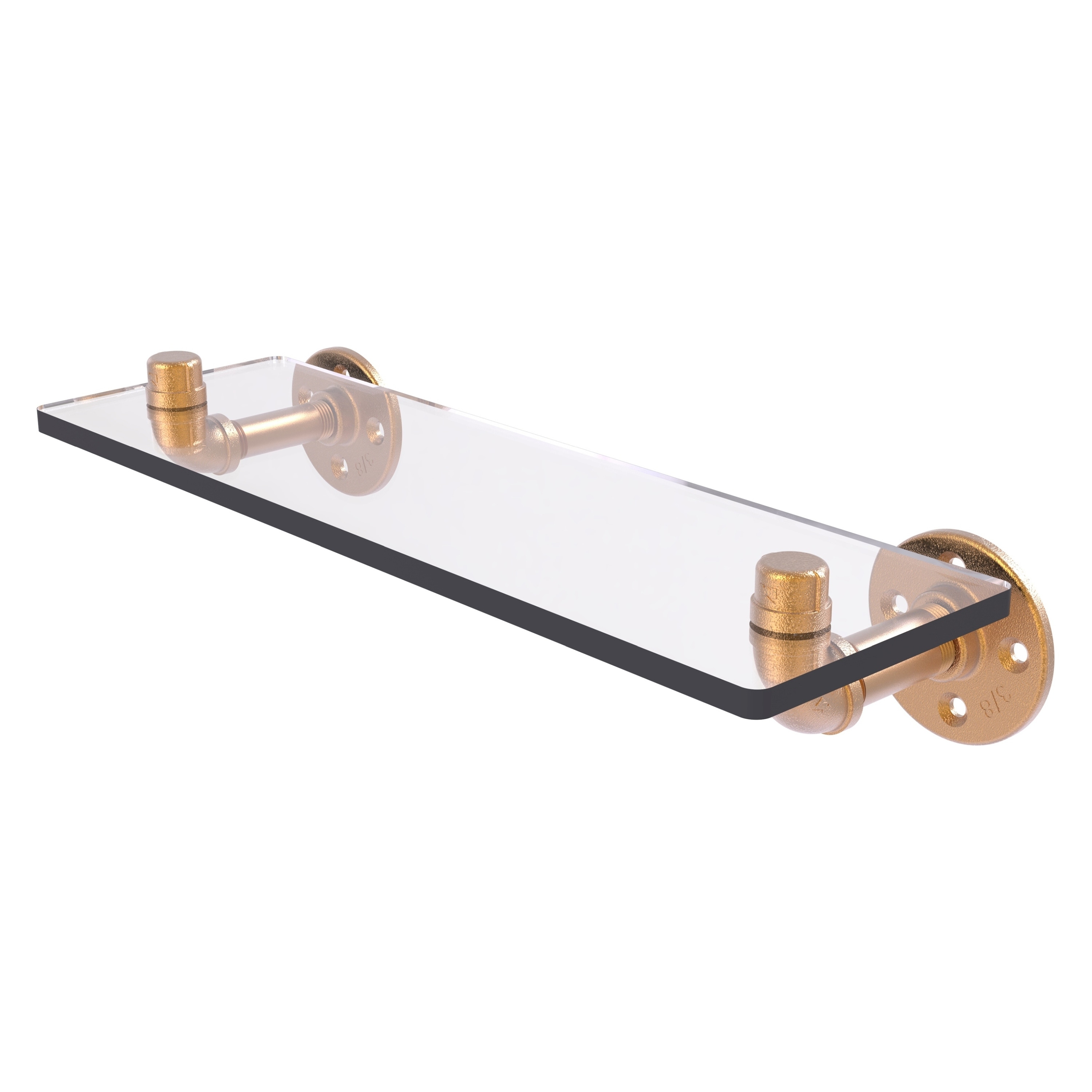 Allied Brass P-400-16-GS-BBR Pipeline Brushed Bronze Metal Wall mount Bathroom Shelf ( 16-in x 3.5-in x 5-in )