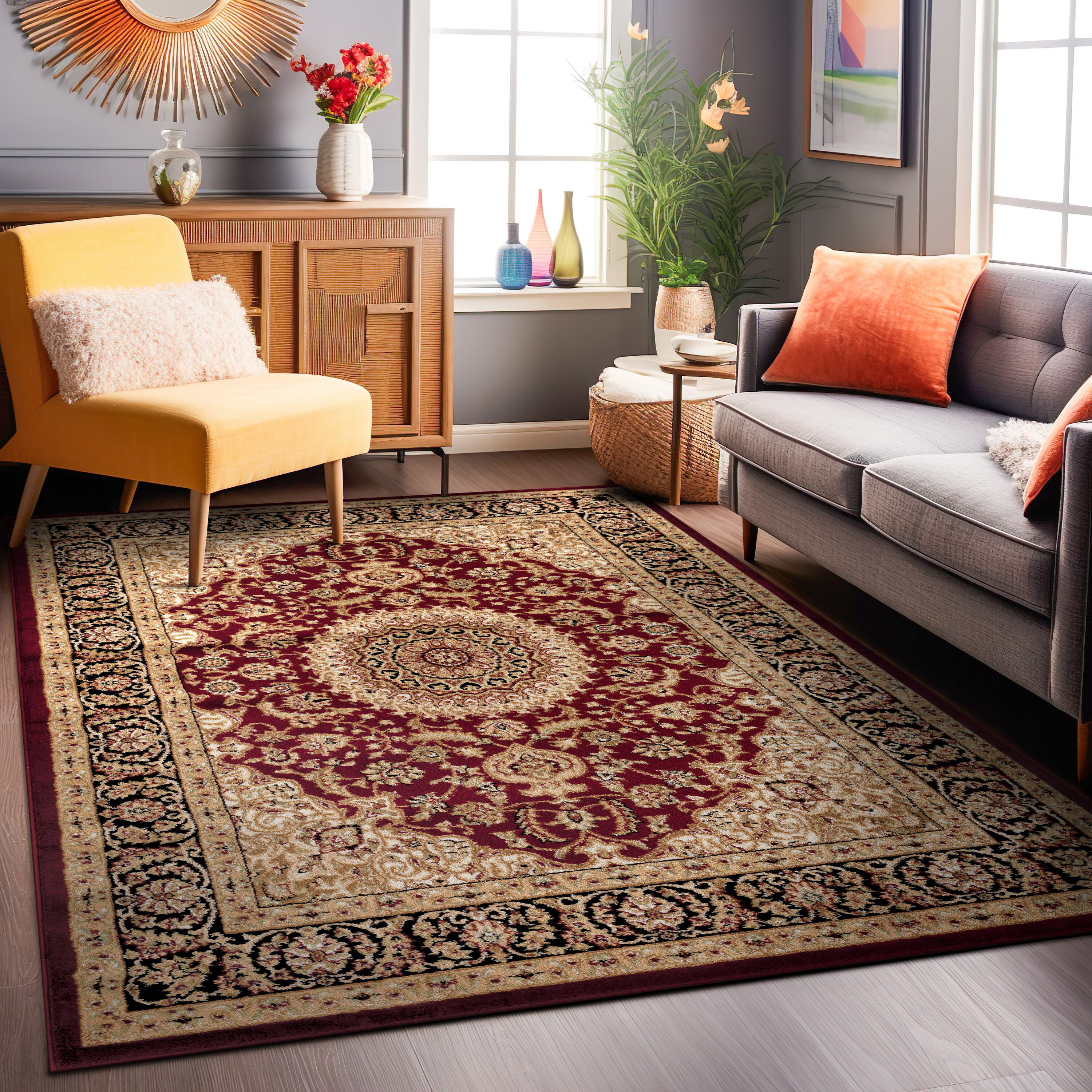 World Rug Gallery 101 BURG 3X5 rugs - View #7