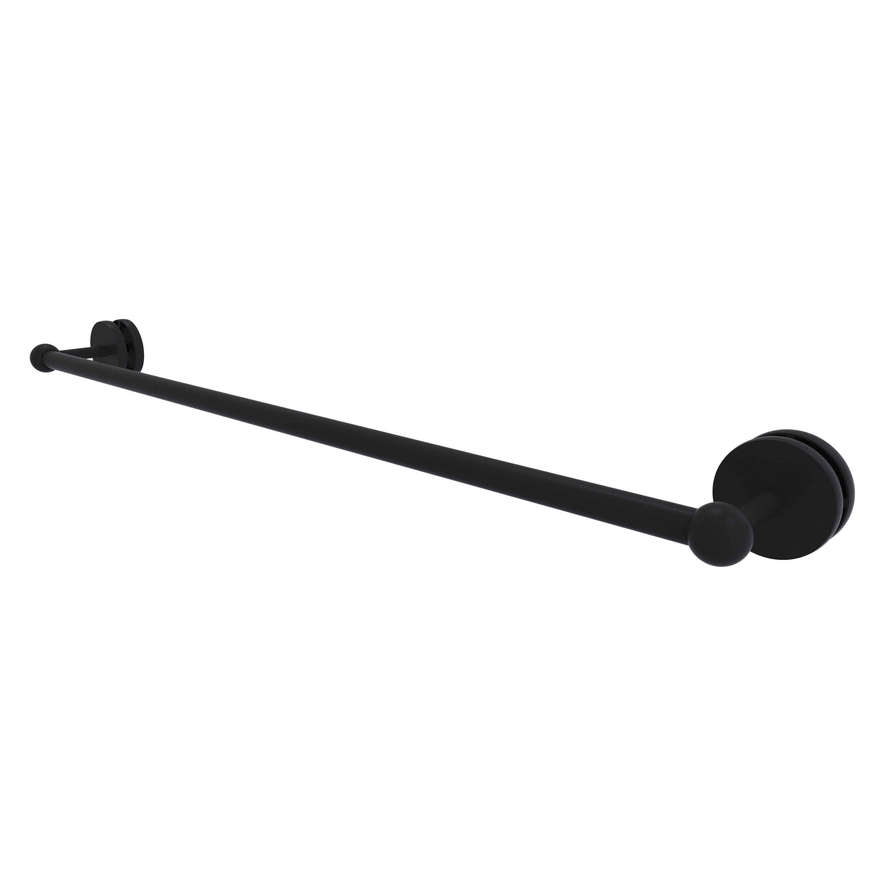 Allied Brass P1000-41-SM-30-BKM Prestige Skyline 30-in Matte Black Wall mount Single Towel Bar