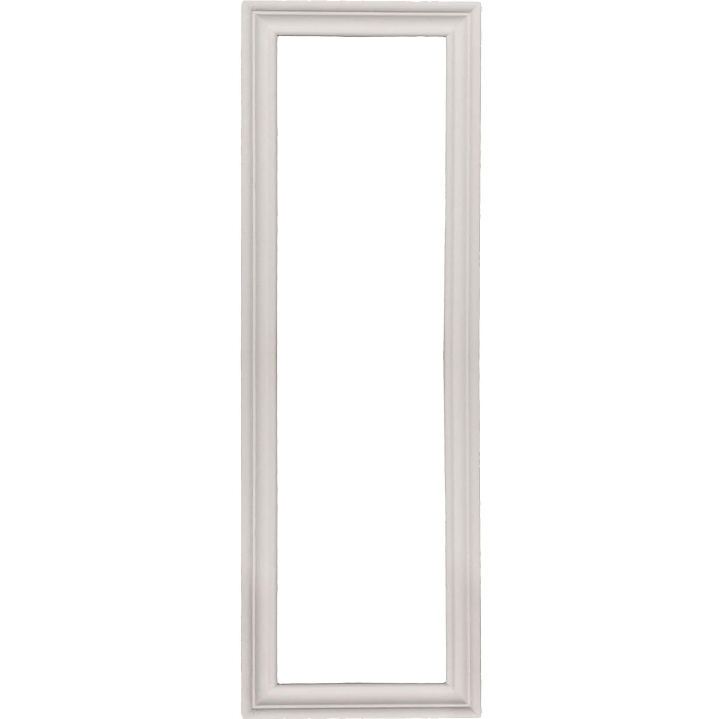 Primed White Polyurethane Crown Moulding Frame, 8 5/8"W x 26"H