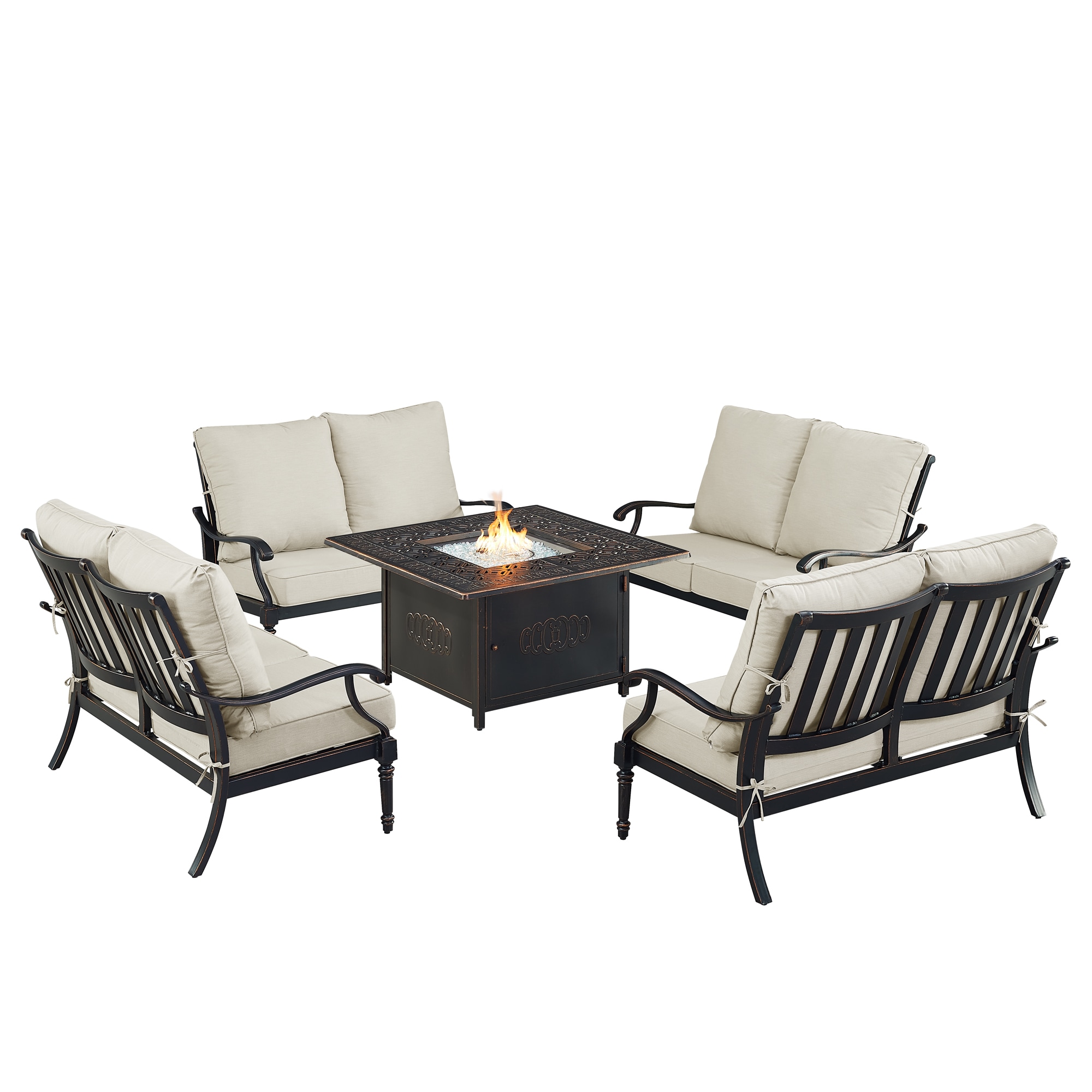 Oakland Living SHAO4LSRONINLGCUA Patio-Conversation-Sets - View #2