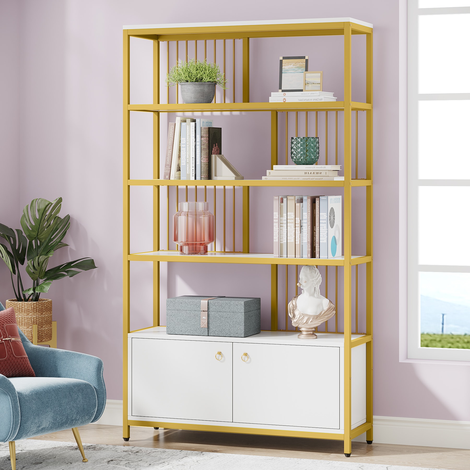 Tribesigns HOGA-F1703 bookcases - View #2