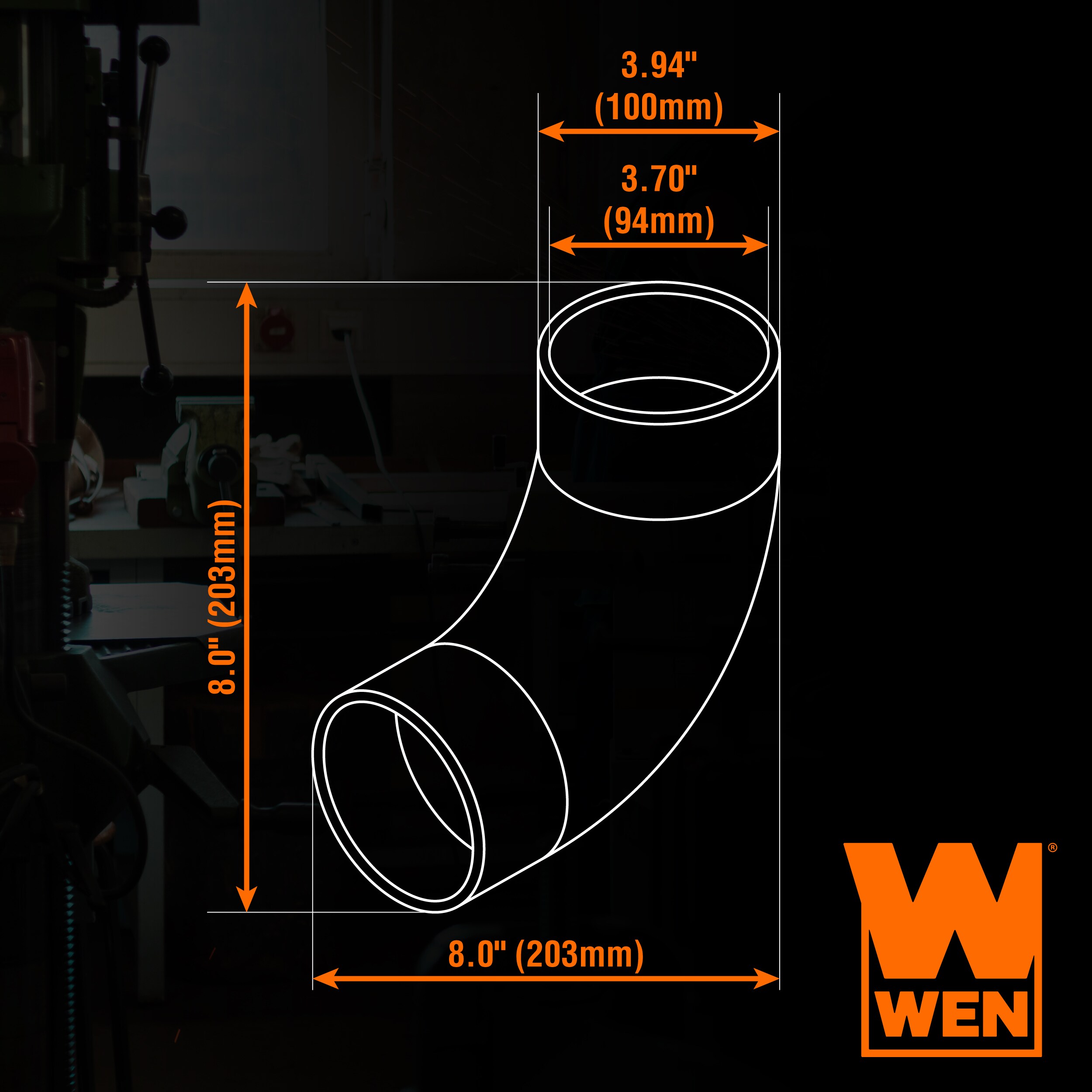 WEN DCA004 Dust-Collection-Attachments - View #2