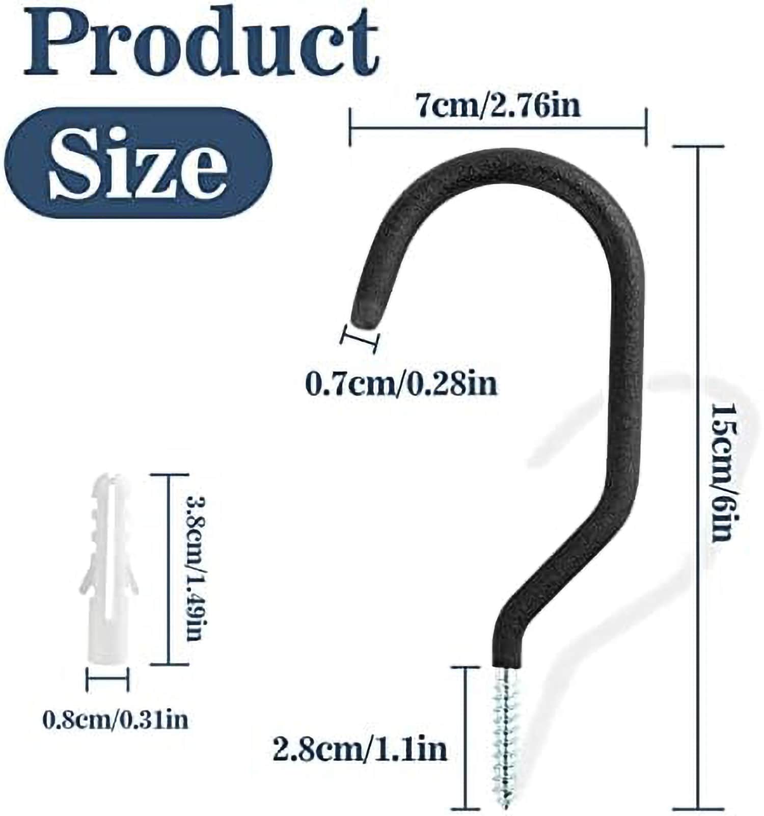 Etokfoks EFT1012A45 Garage-Storage-Hooks - View #2