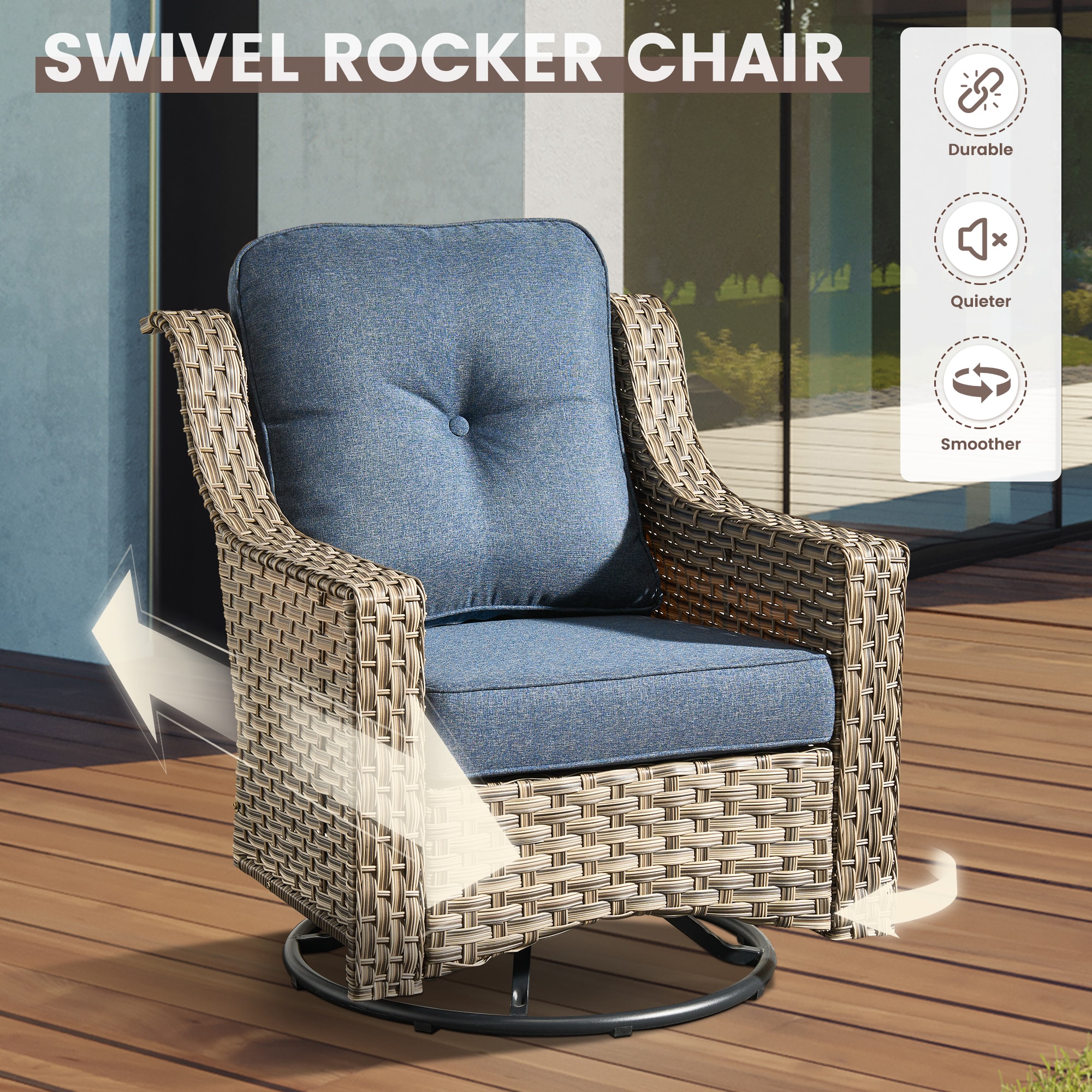 Ovios SK500YP Patio-Conversation-Sets - View #4