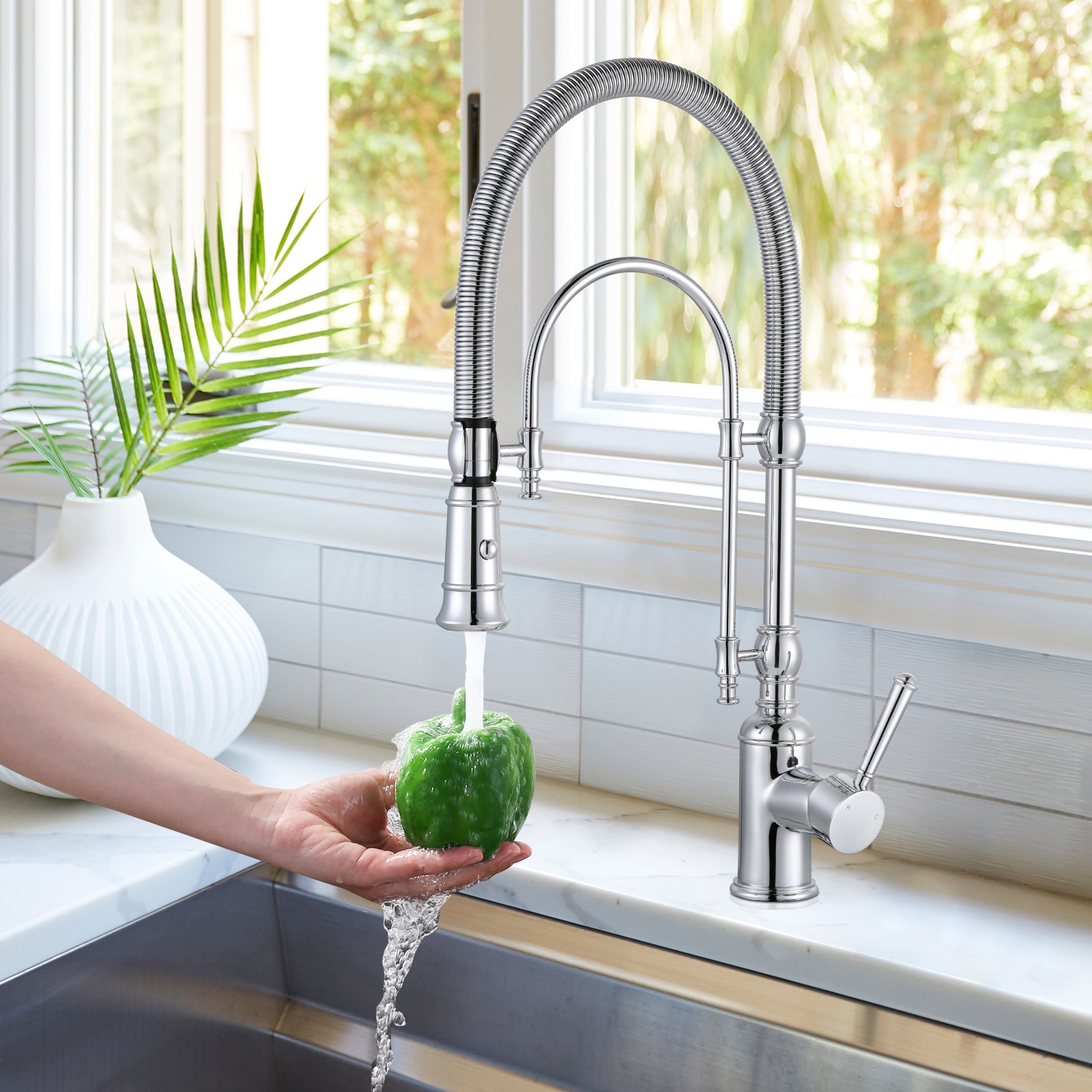 WOWOW KB122009C-LW Kitchen-Faucets - View #2