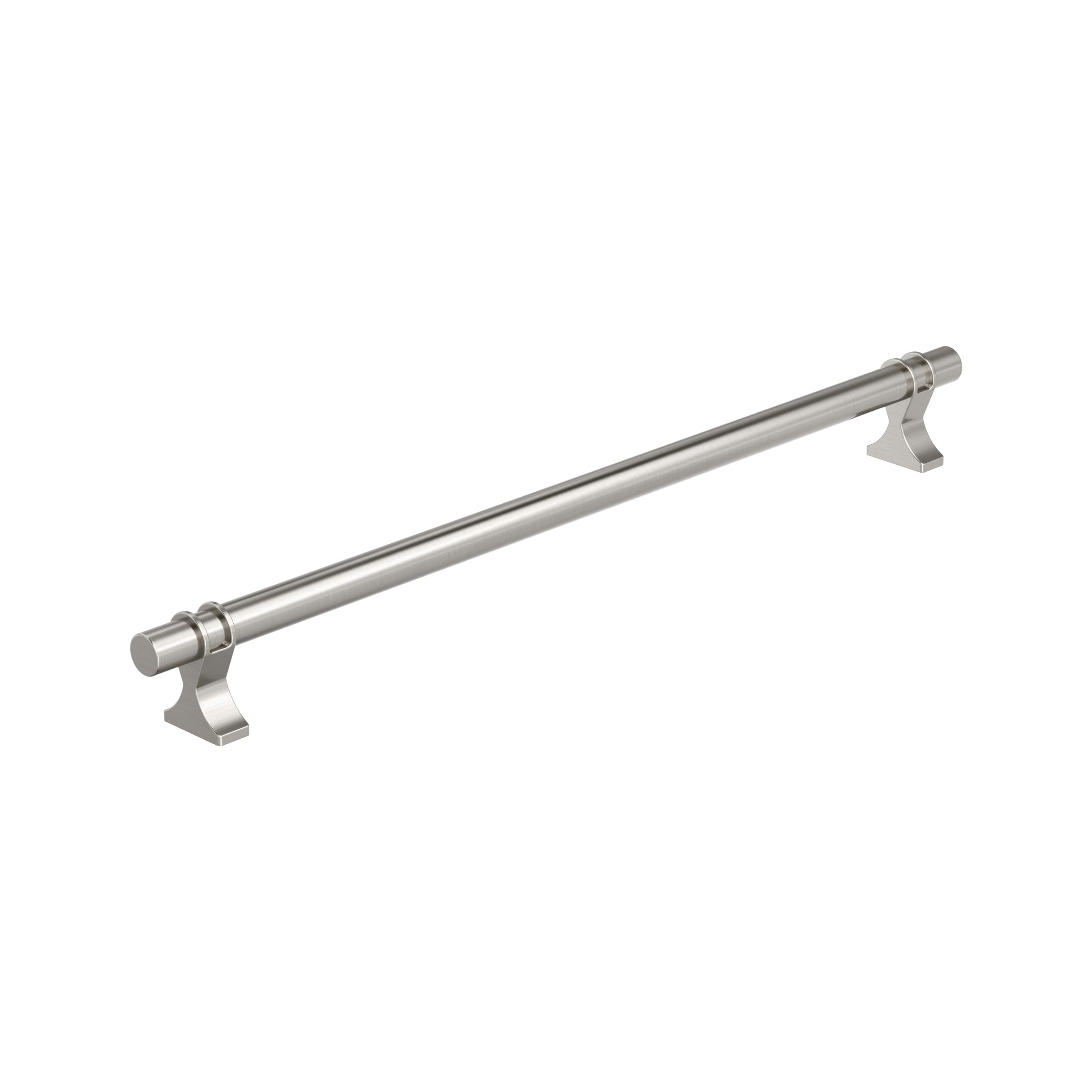 Amerock BP36699G10 Davenport 18-in , 457mm Center to Center Satin Nickel Cylindrical Bar For Use on Appliances Drawer Pulls