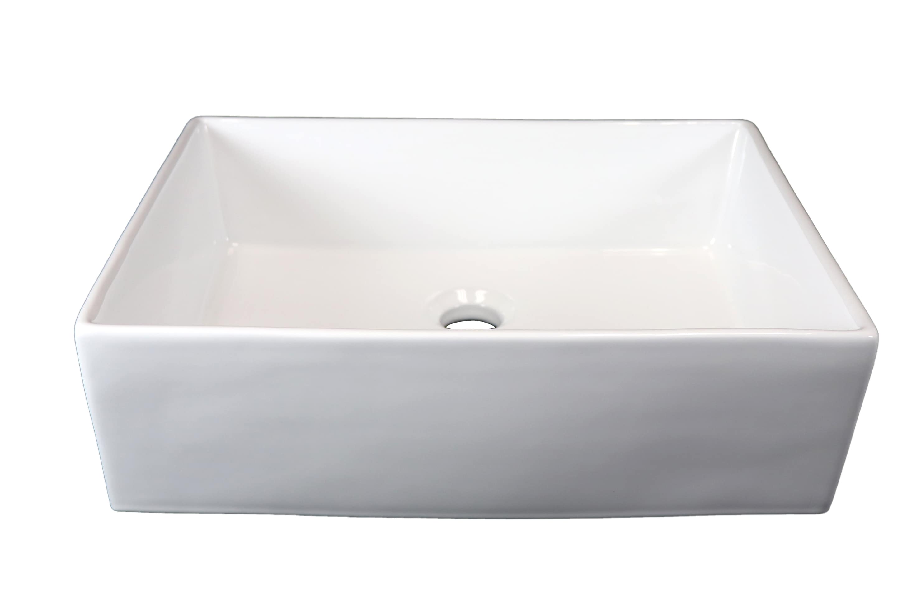 Stalwart 11.325 in. x 17.75 in. x 15.325 in. White Plastic Sink