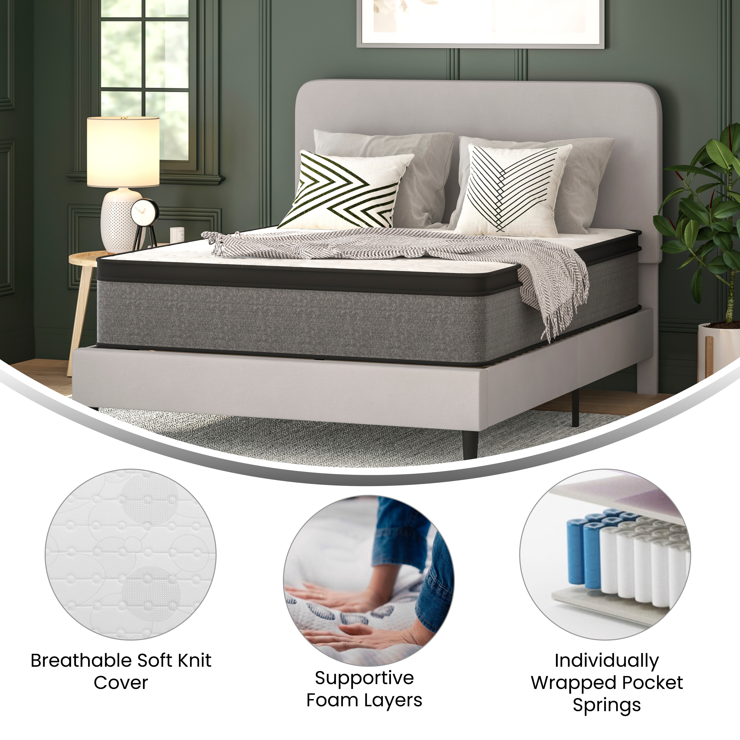 Taylor & Logan 196861088636 Mattresses-Boxsprings - View #3
