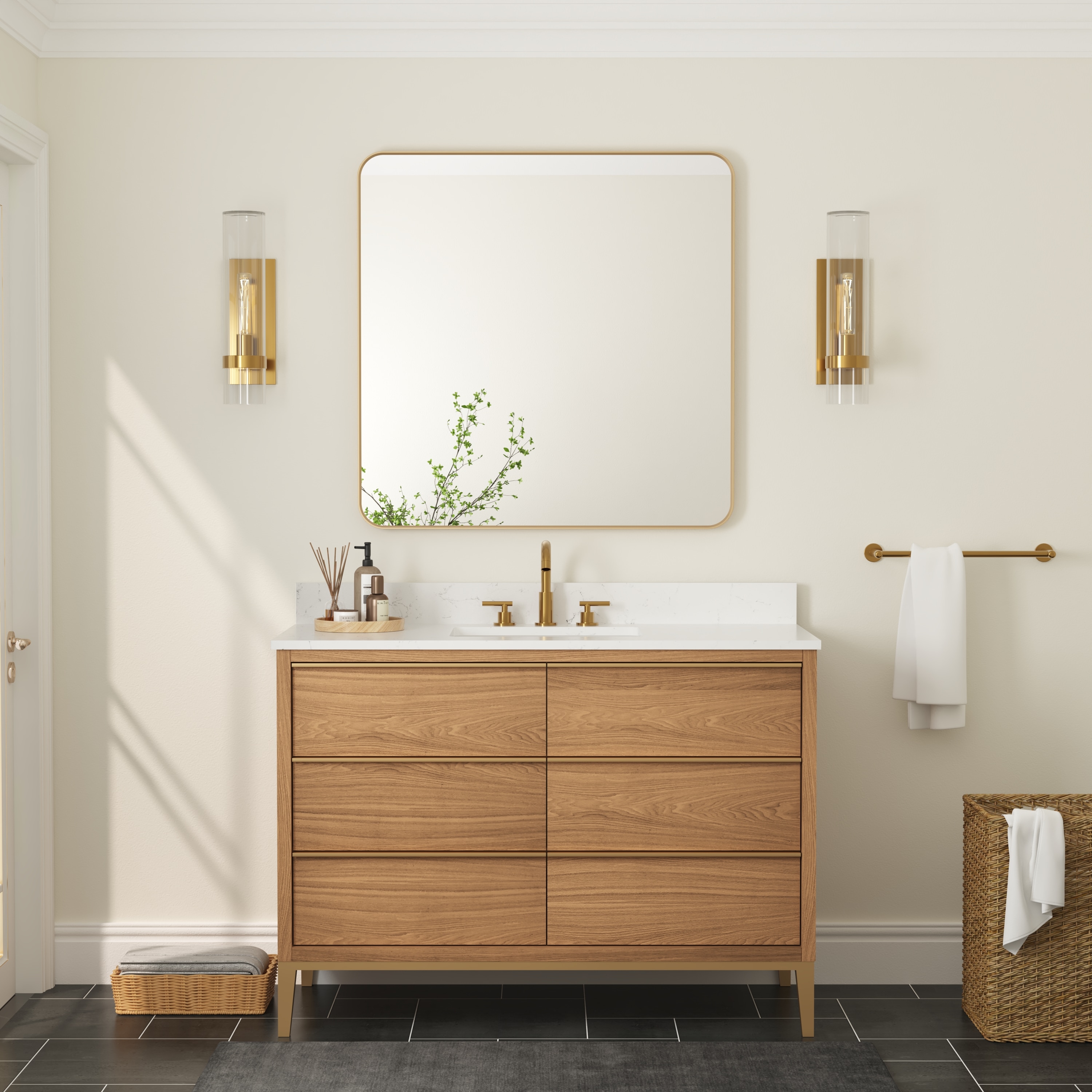 Forclover QNM-M0130L Framed-Bath-Mirrors - View #4