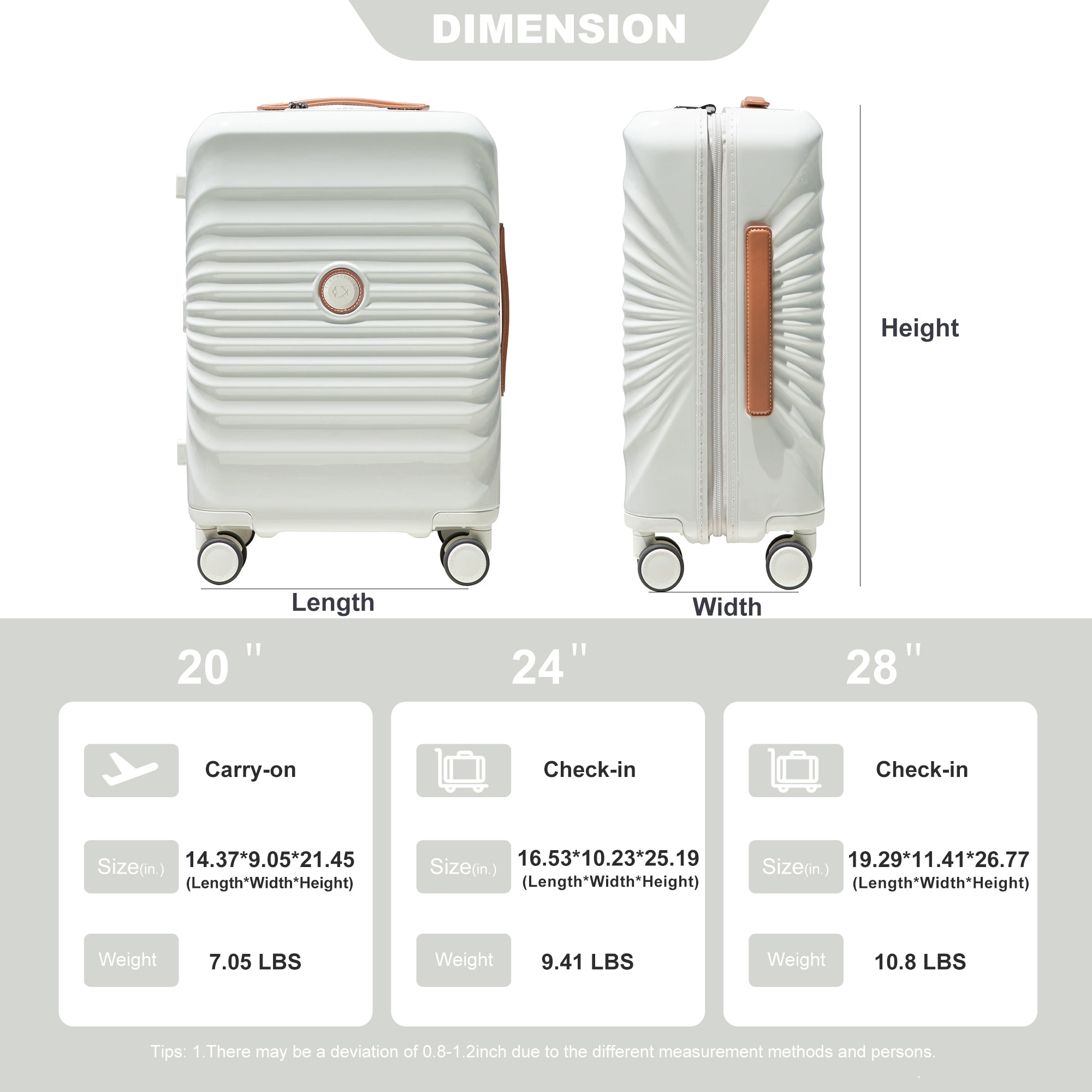 SINOFURN SYD9400006BG Luggage-And-Luggage-Sets - View #2