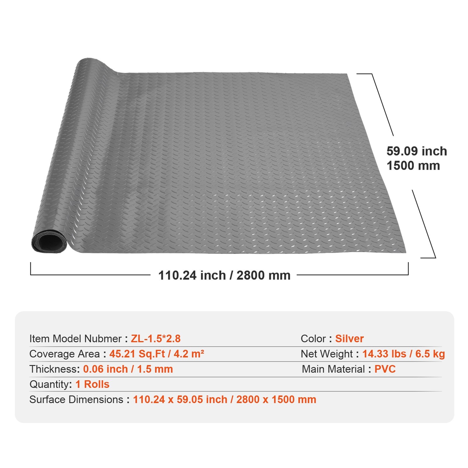 SVOPES SVOPESPVCDBYZ02253V0 Garage-Flooring-Rolls - View #8