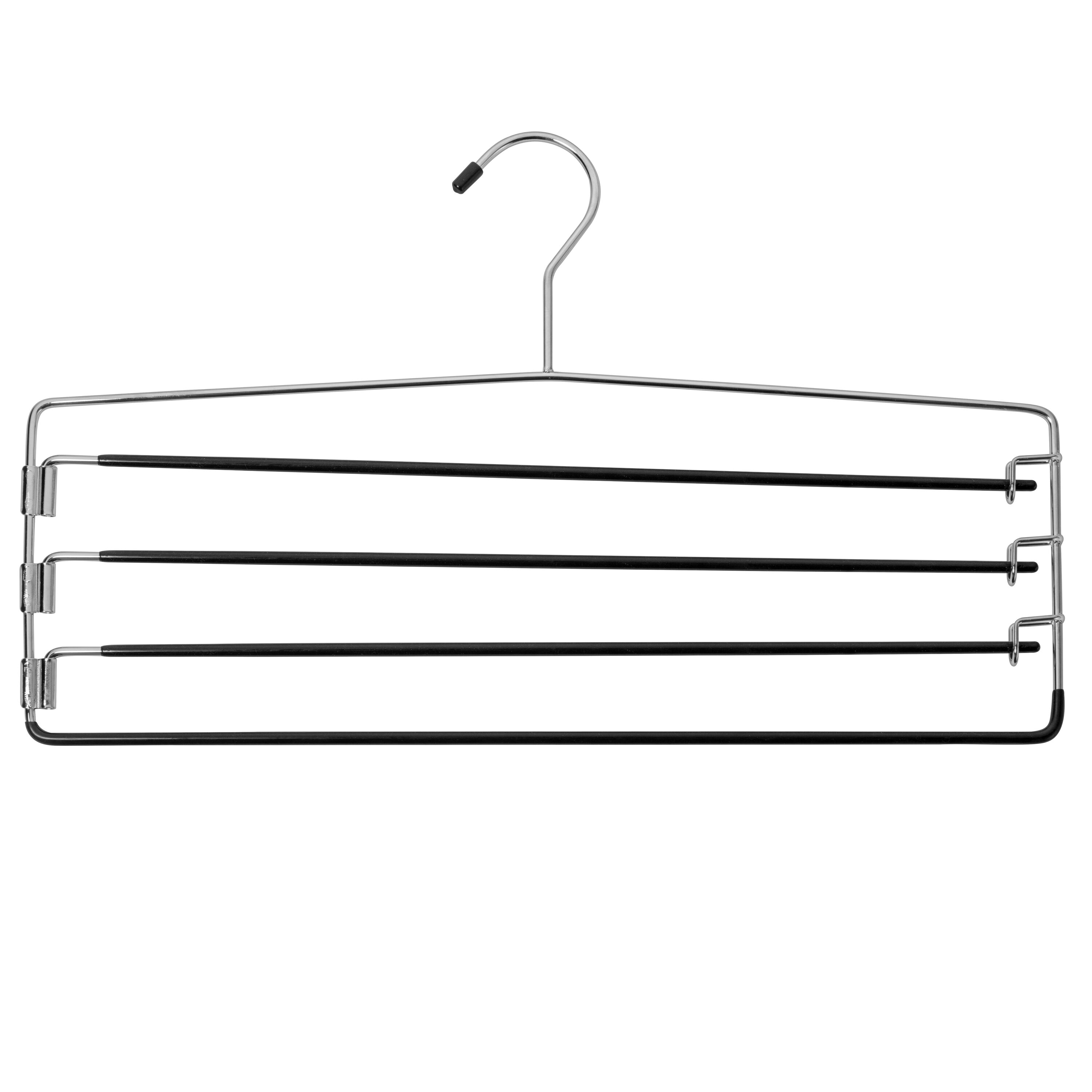  Set of 10 Slim Clothes Hanger by Neatfreak! - Space Saving  Hangers For Clothes, Pants, Lingerie and Accessories - Robust White Plastic  Hangers With Hooks and Pants Bar - 10 Pack : Home & Kitchen