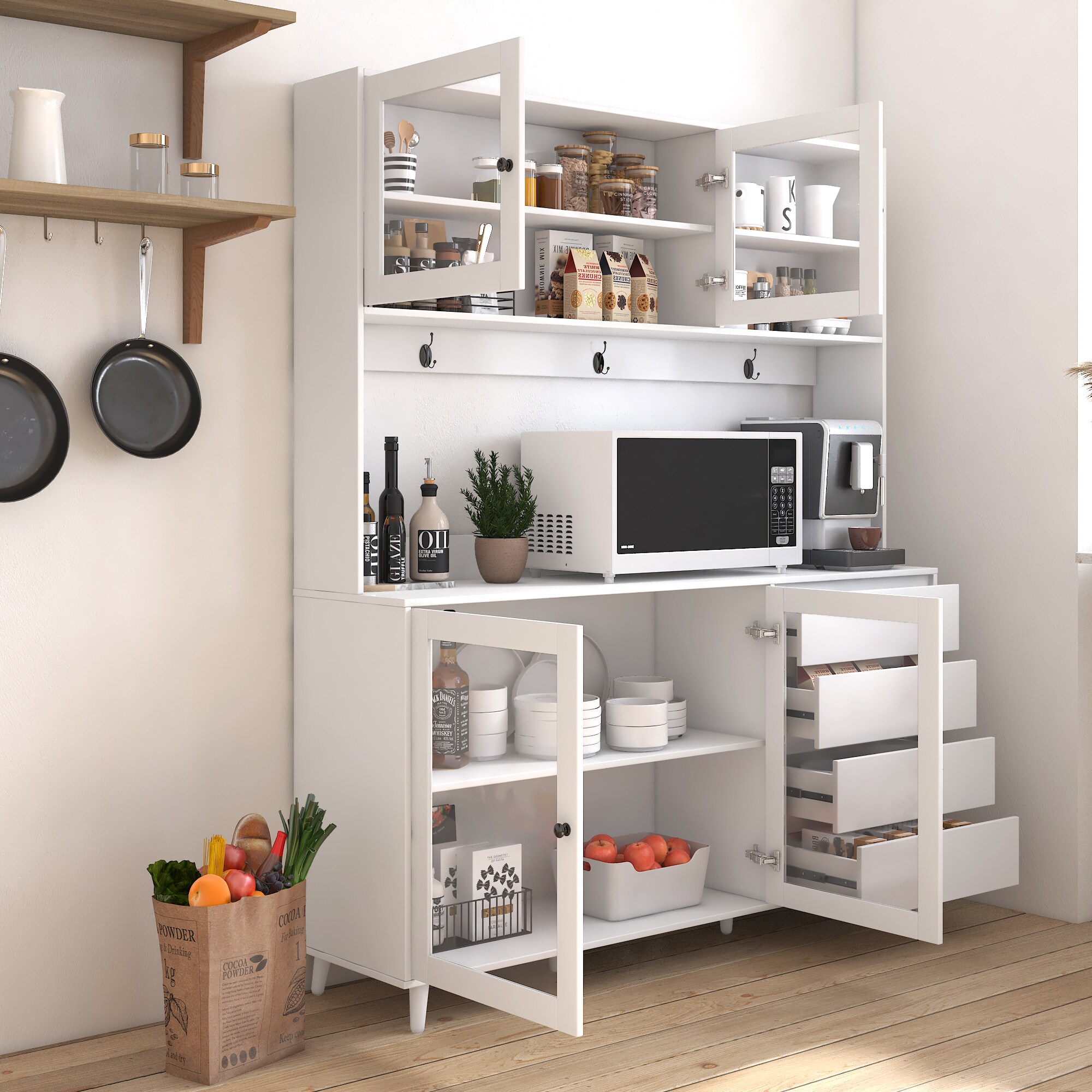 JEAREY JN154LS-W Dining-Kitchen-Storarge - View #4