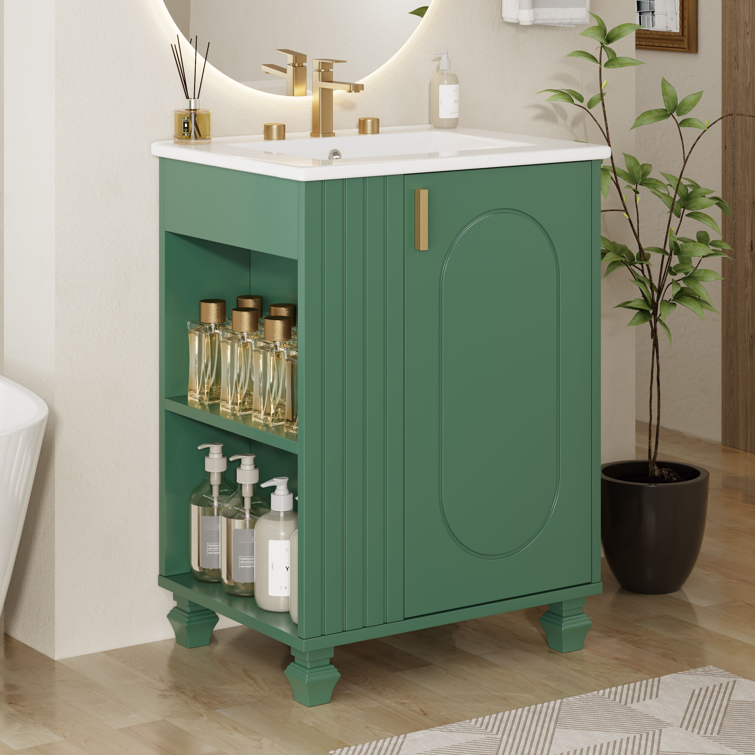 JEAREY DJ29-24GN Bath-Vanity-Combo - View #4