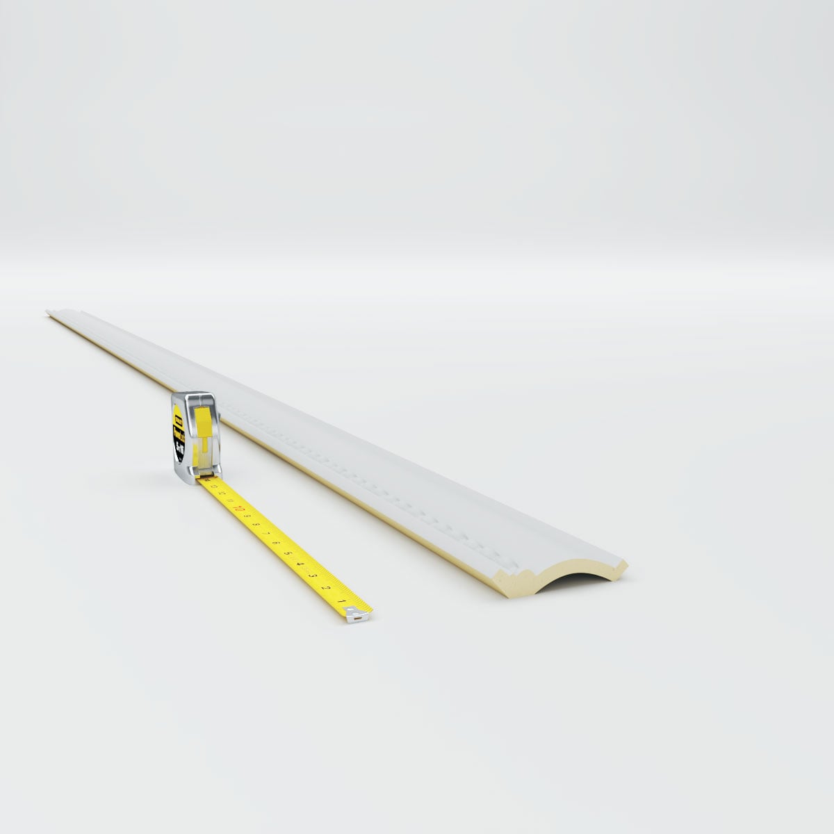 2 3/4"H x 2 3/4"P x 4"F x 94 1/2"L Valeriano Rope Crown Moulding