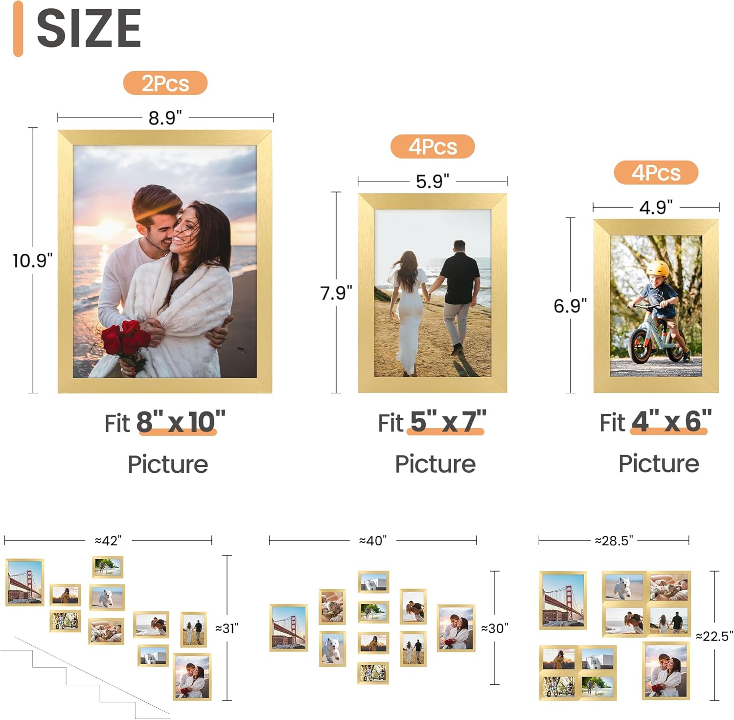 Upsimples B0D66P66KP Picture-Frames - View #2