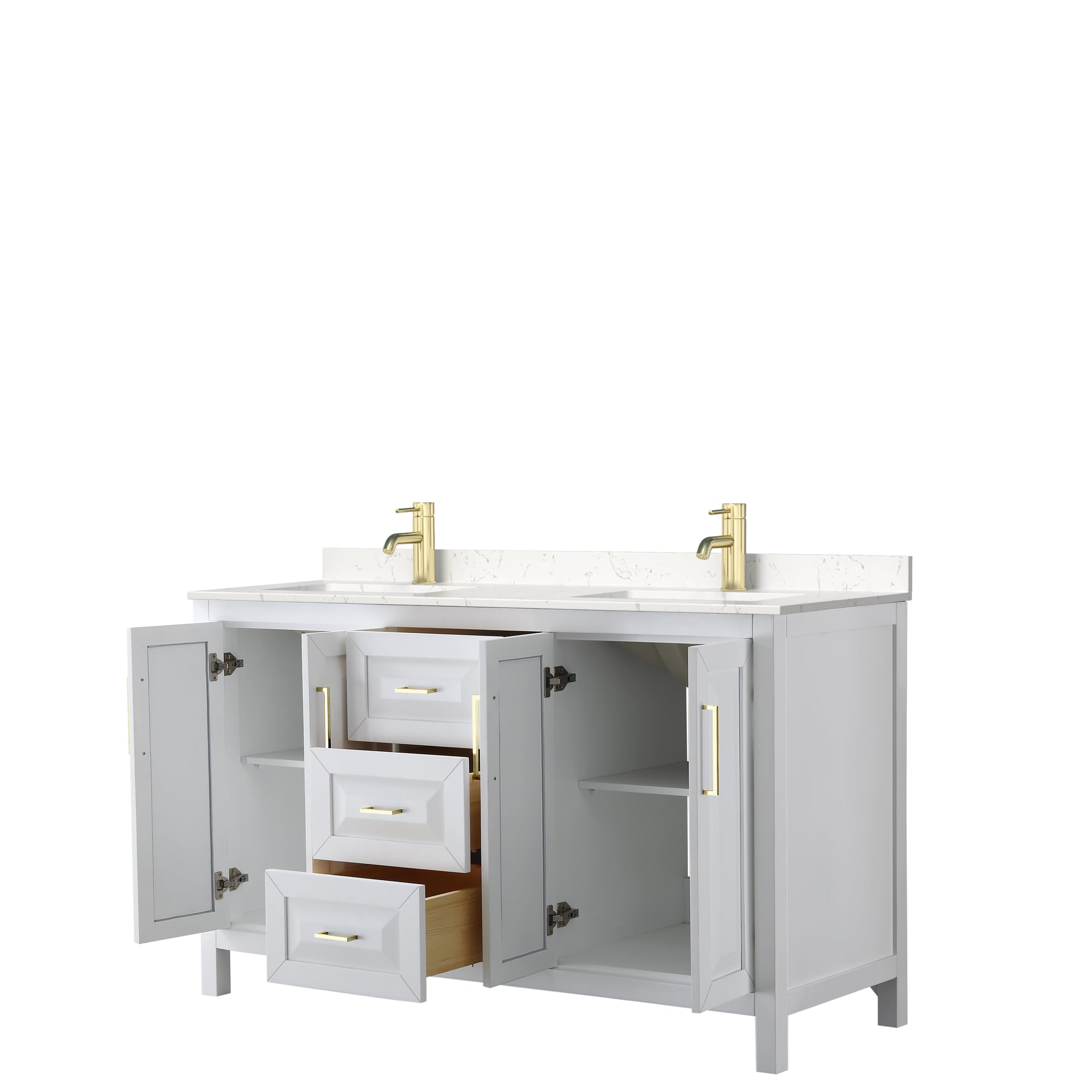Wyndham Collection WCV252560DWGC2UNSMXX Bath-Vanity-Combo - View #2