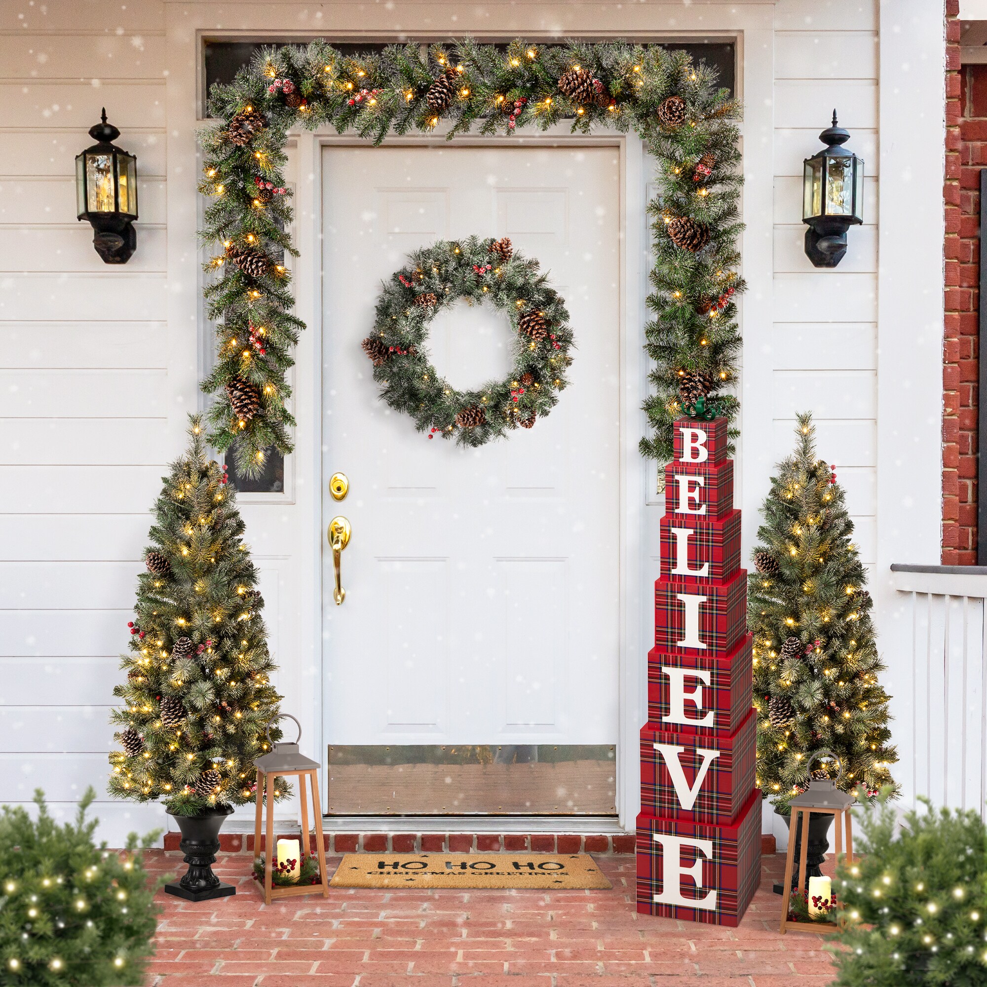 Glitzhome 2010100010 Outdoor-Christmas-Decor - View #2