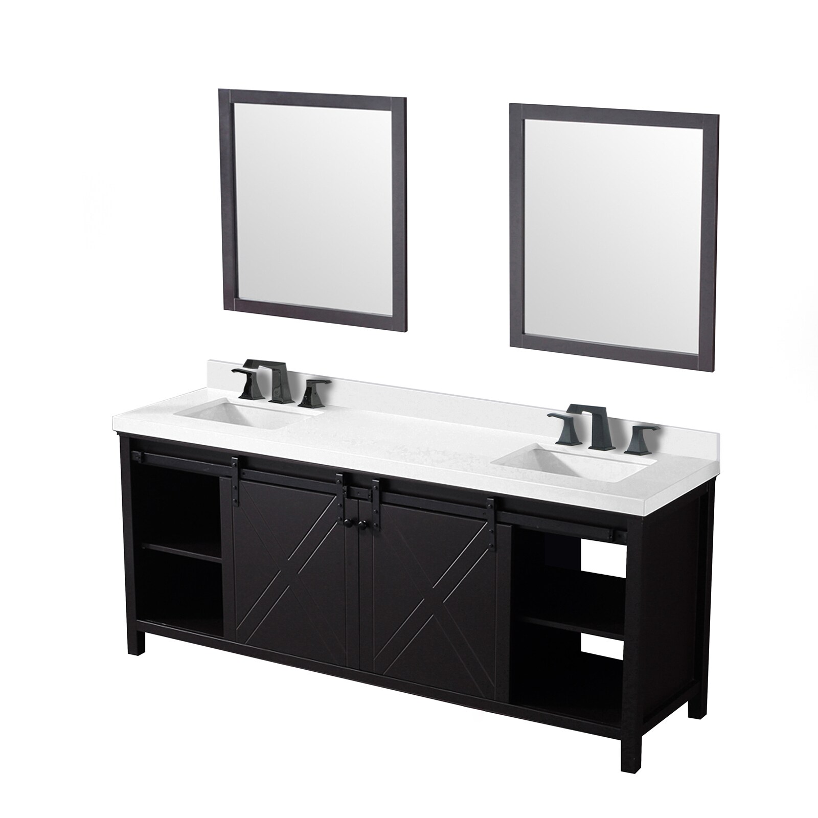 Lexora LVM80DC311 Bath-Vanity-Combo - View #4