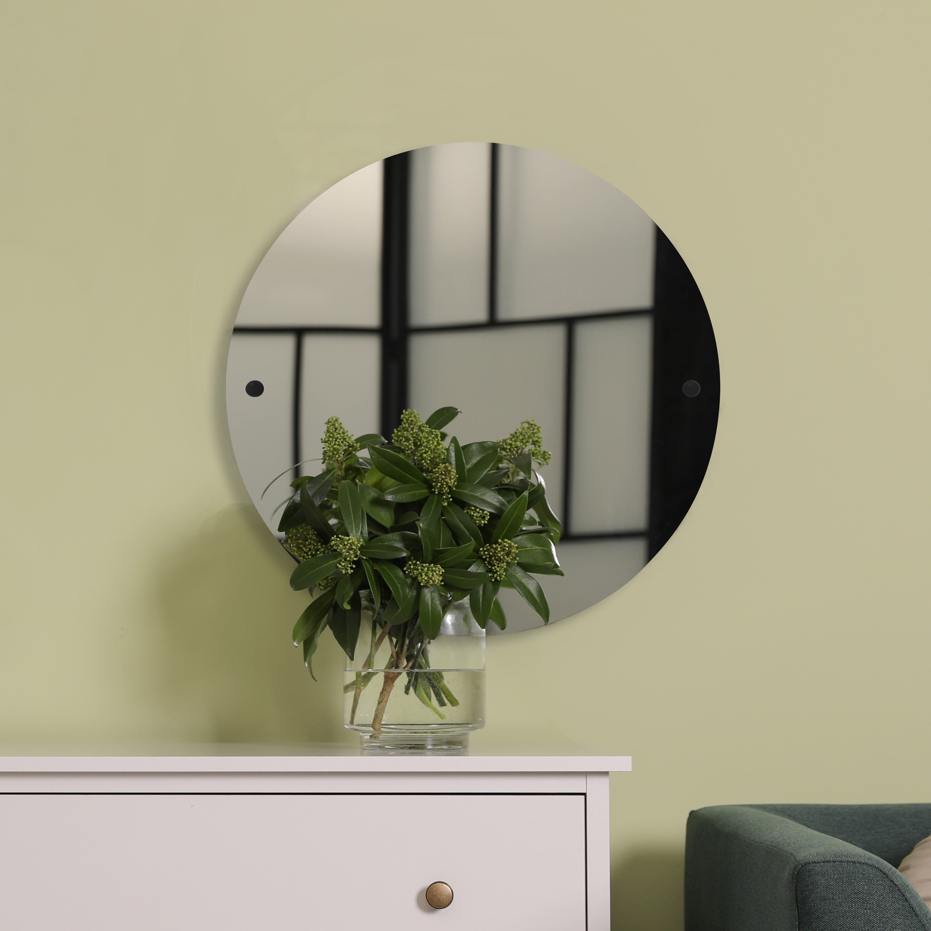 Allied Brass DT-90-BKM Framed-Bath-Mirrors - View #3