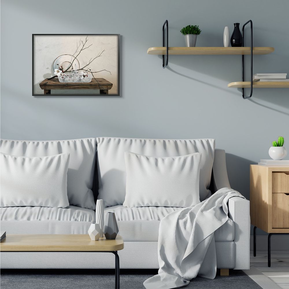 Ebony Framed Canvas Landscape Print for Kids Nursery