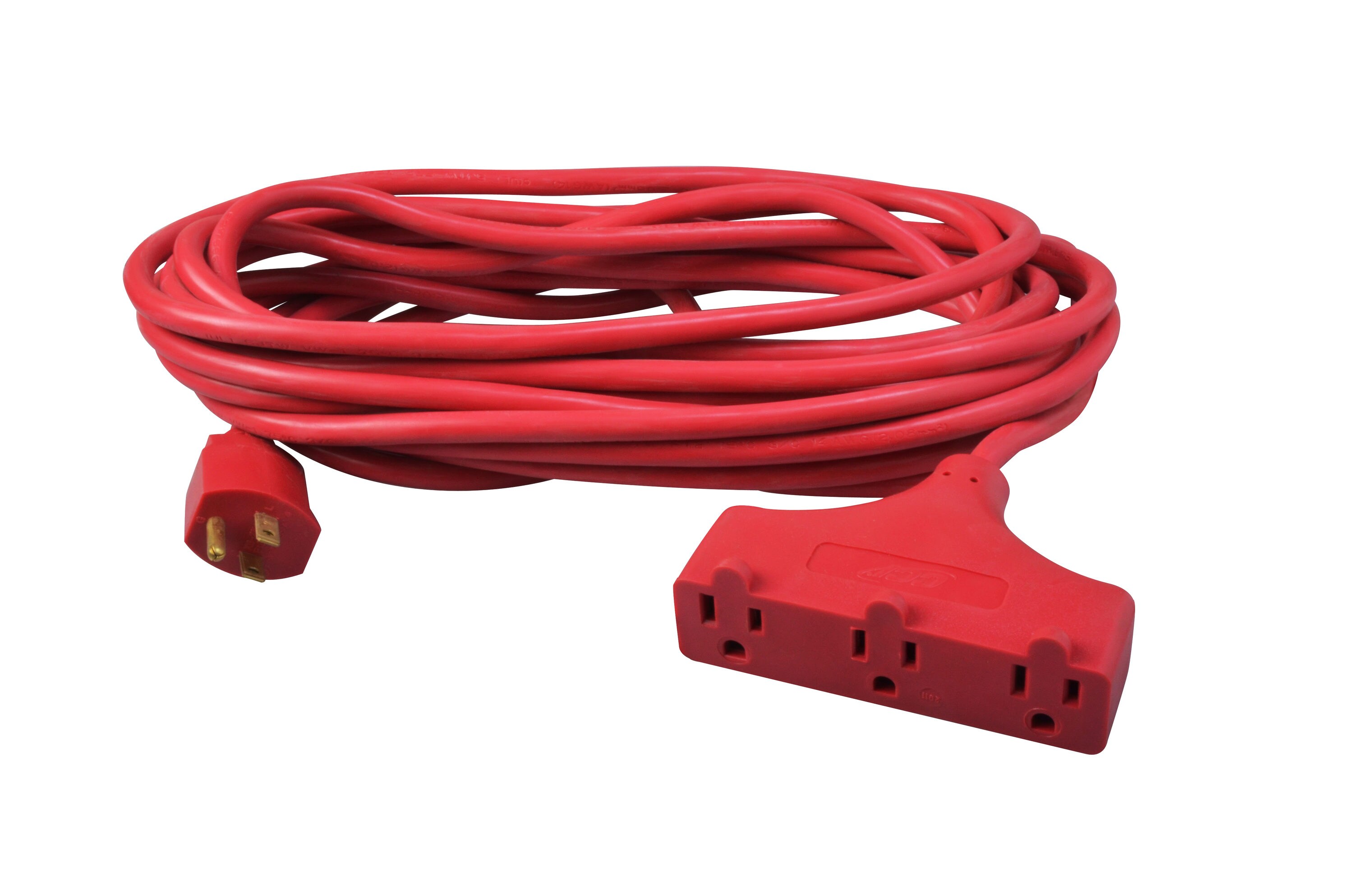 100-ft 14 / 3-Prong Outdoor Sjtw Medium Duty General Extension Cord in Red | - Southwire 4219SW8804