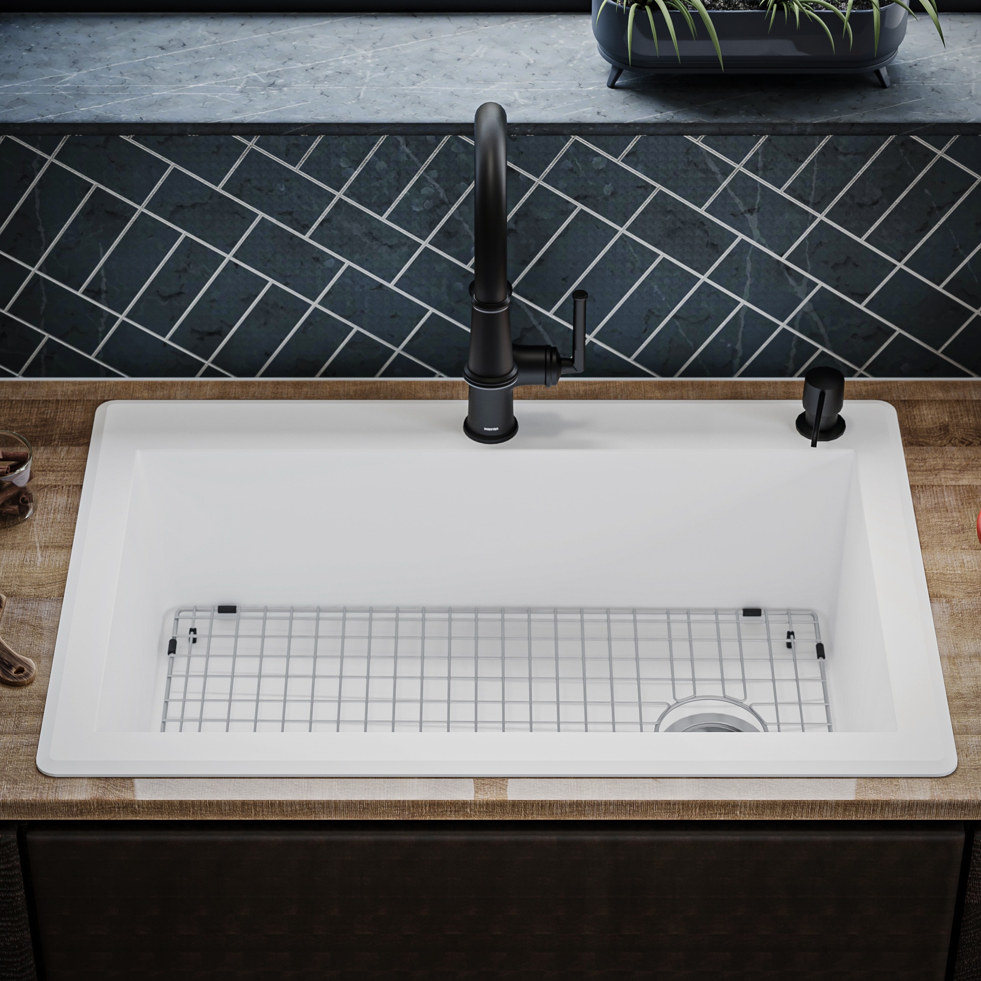 Karran QT-670-WH-PK1 Kitchen-Sinks - View #14
