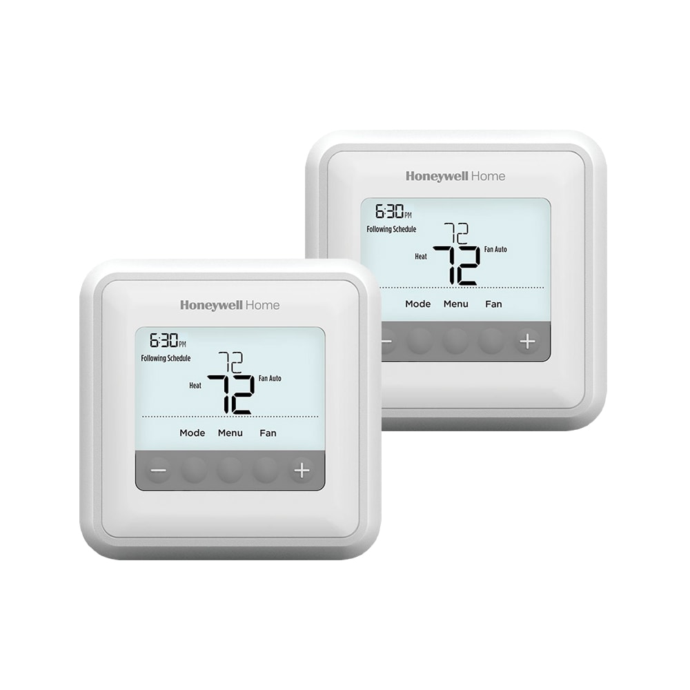 Honeywell Home T4 24-Volt 5-2 Day Touch Screen Programmable Thermostat in  the Programmable Thermostats department at