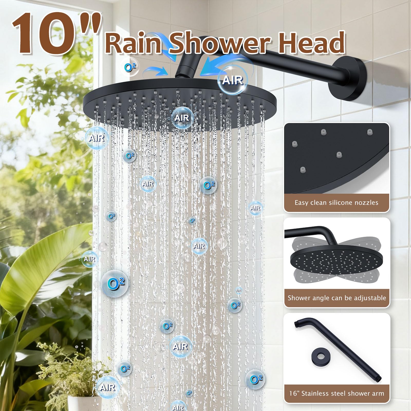 Adrinfly LAD0813D331 Fixed-Showerhead - View #4