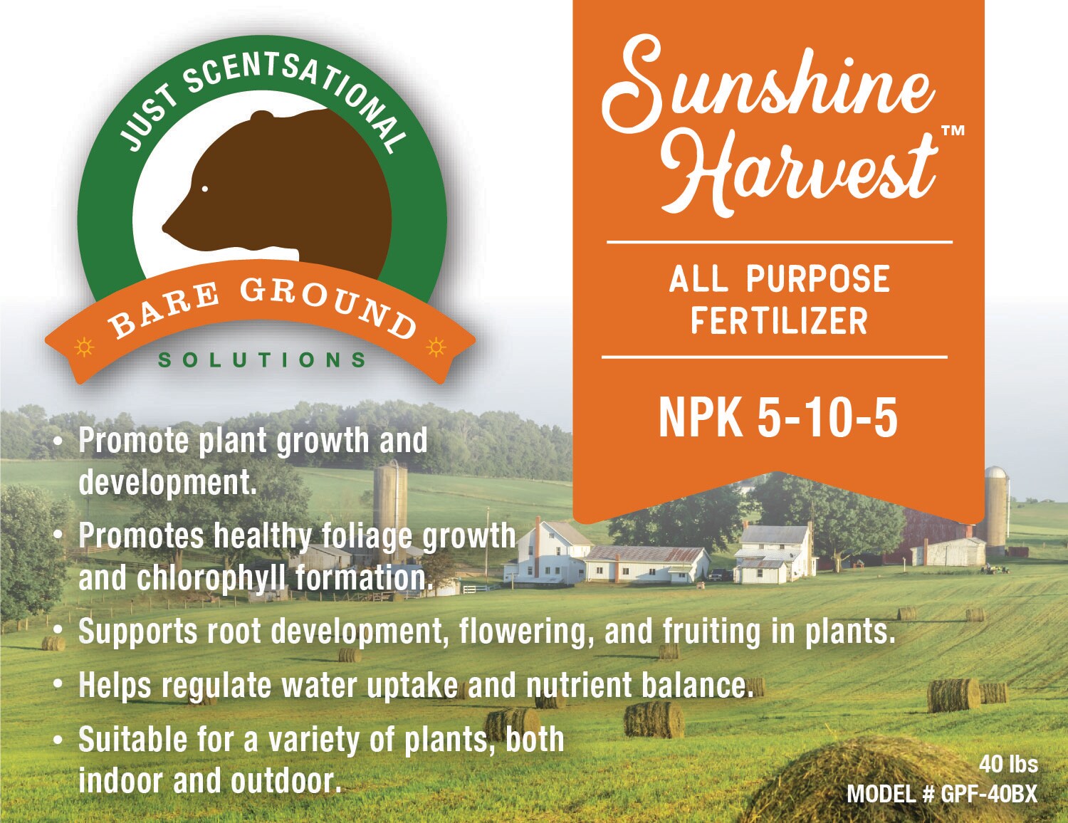 Just Scentsational GPF-40BX Lawn-Fertilizer - View #3