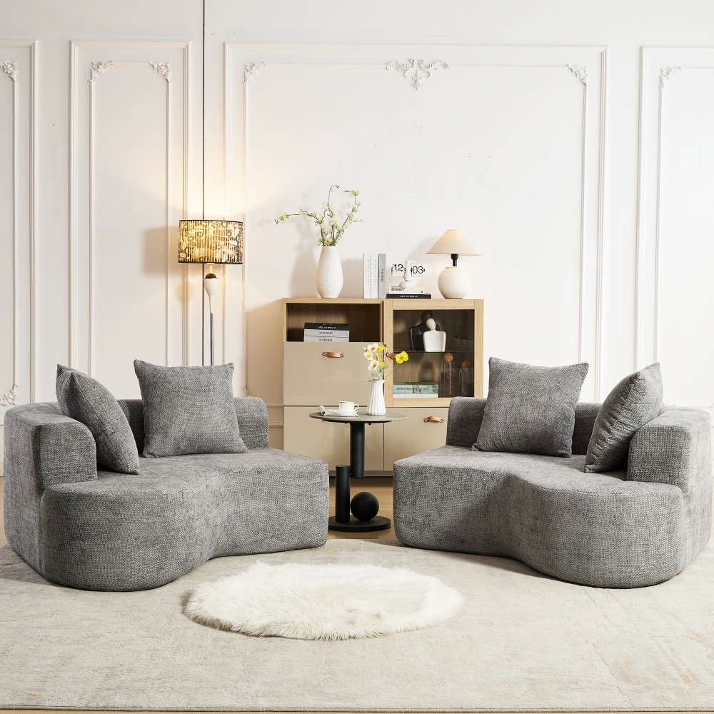 DYHOME HKSFBYH-GY Sofas-Loveseats - View #2