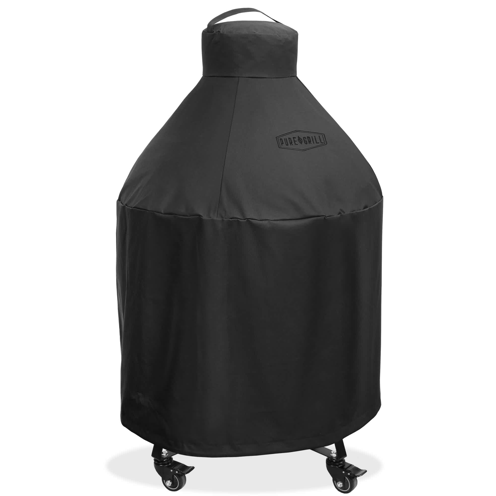 Pure Grill BBQ-COV-3545 27-in Ceramic Grill Cover - Large Kamado BBQ - Universal Fit 35 x 45-in