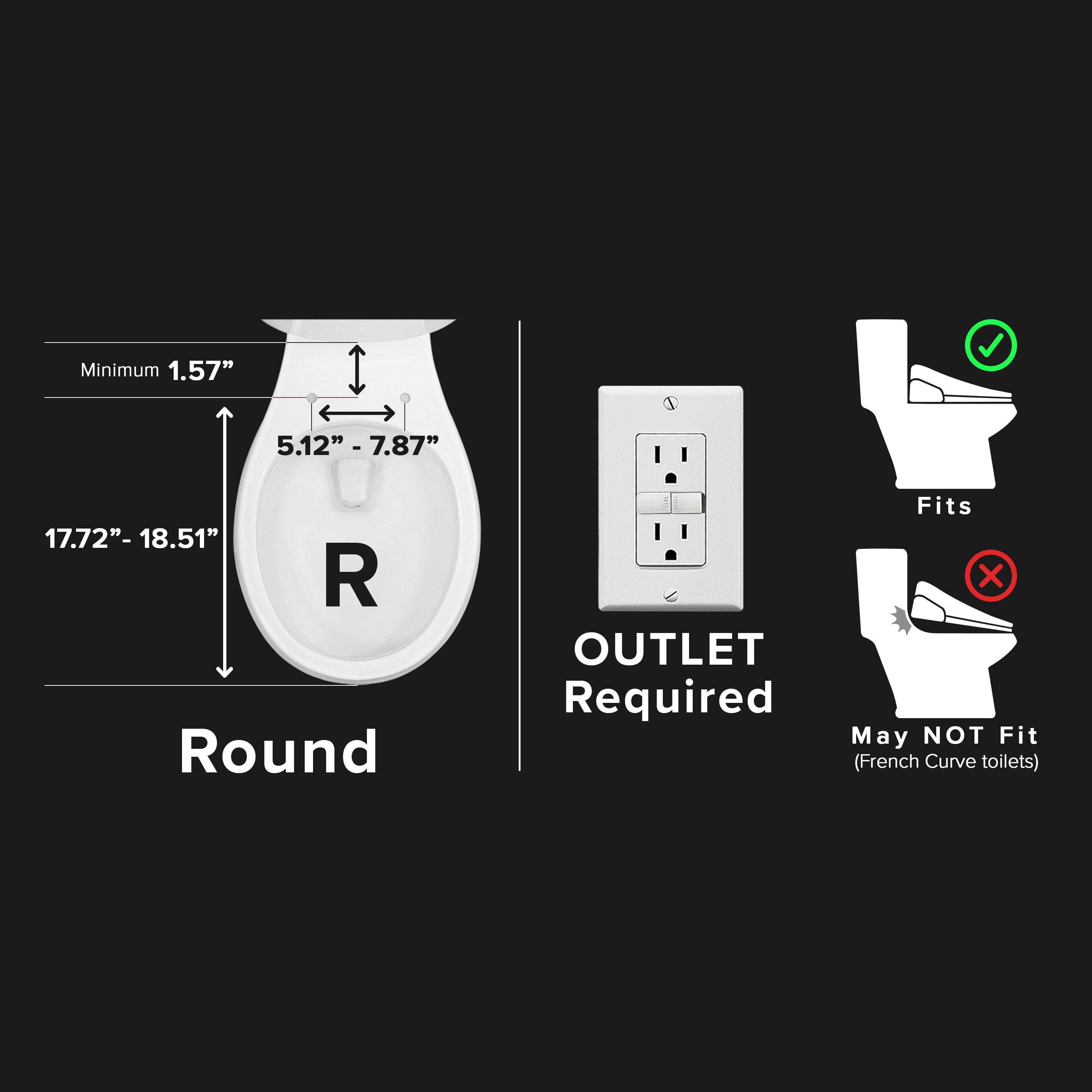 SmartBidet SB-1200RR Bidet-Toilet-Seats - View #17