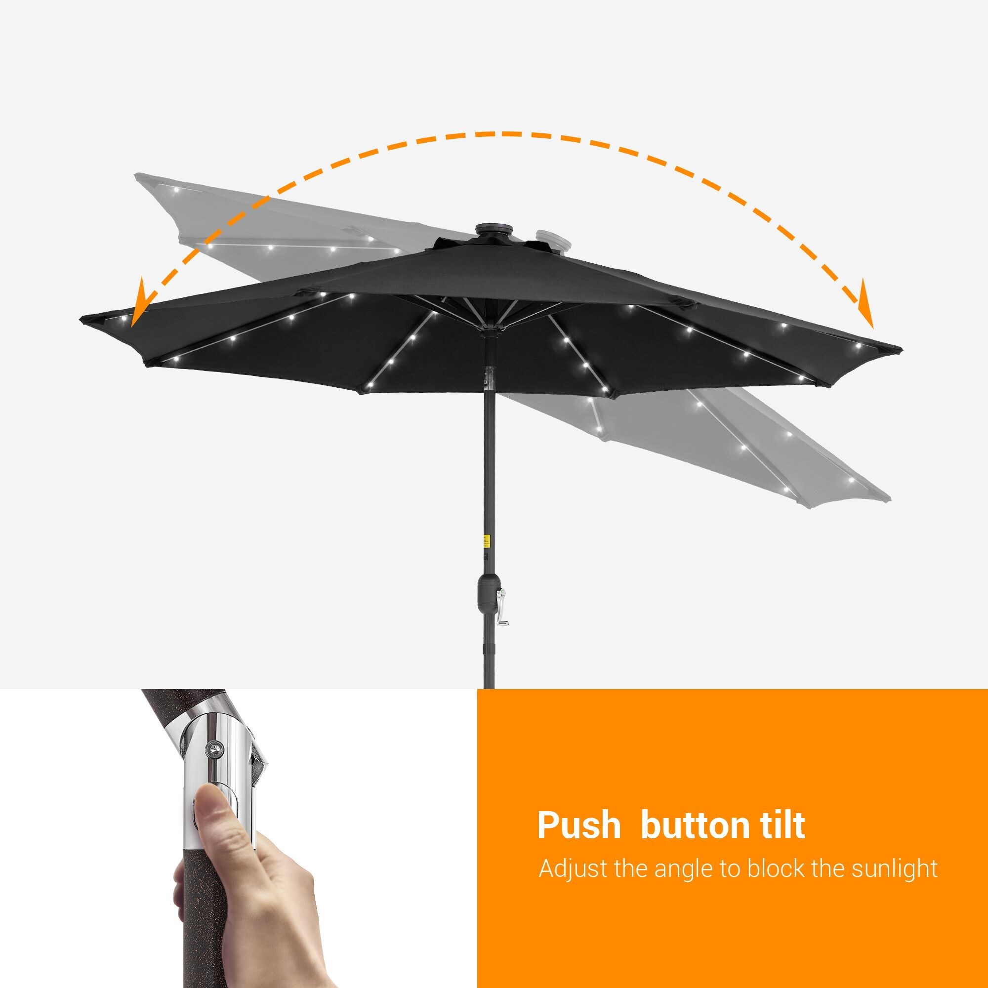 Sonkuki SD-TJLED09BK Umbrellas-2 - View #9