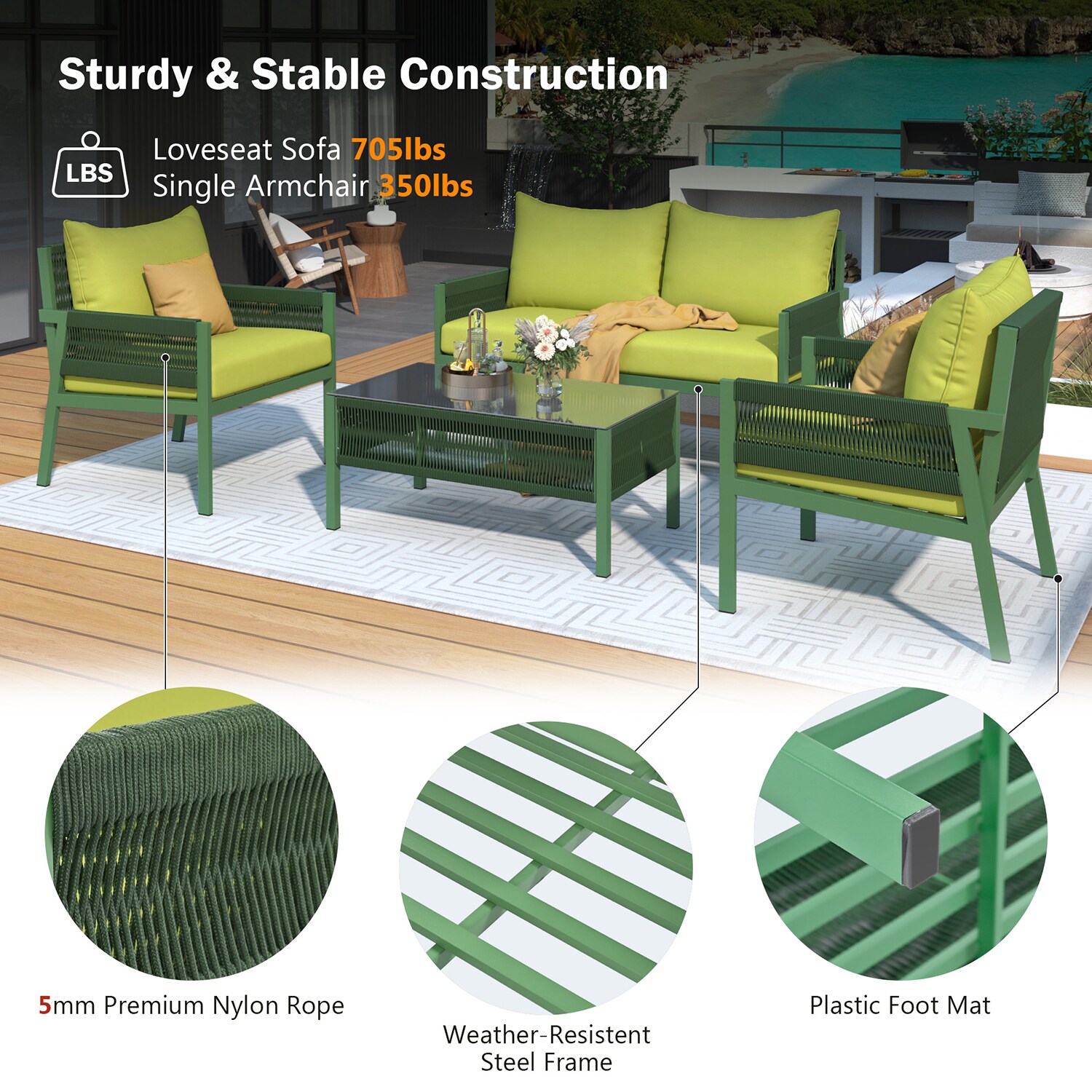 Bybafun YA0200001 Patio-Conversation-Sets - View #18