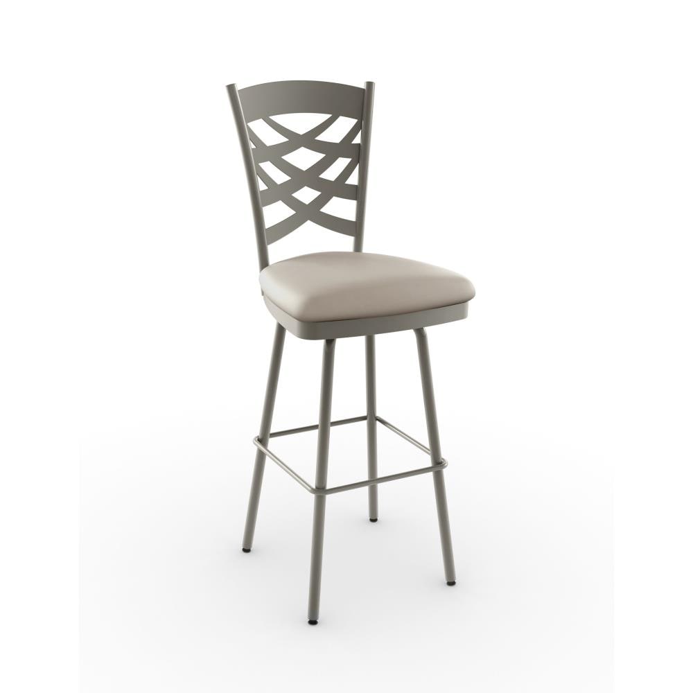 light grey bar stools with back