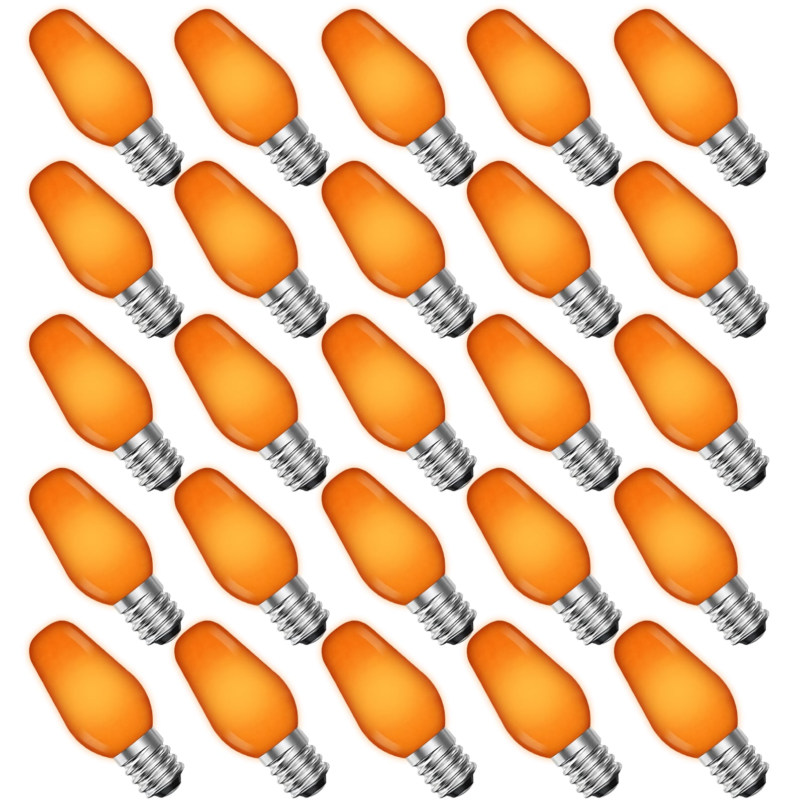 Luxrite LR21756-25PK 10 -Watt EQ C7 Pink Candelabra base (E-12) LED Decorative Light Bulb 25 -Pack