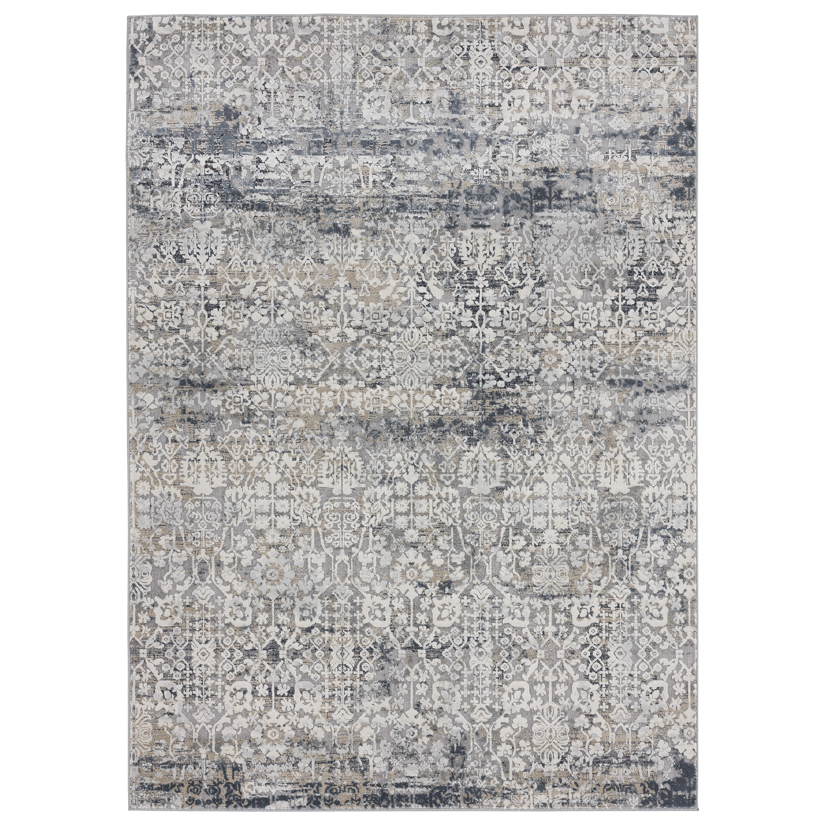 Christian Siriano Cs Toledo 5 X 7 (ft) Gray Indoor Abstract Area Rug At 