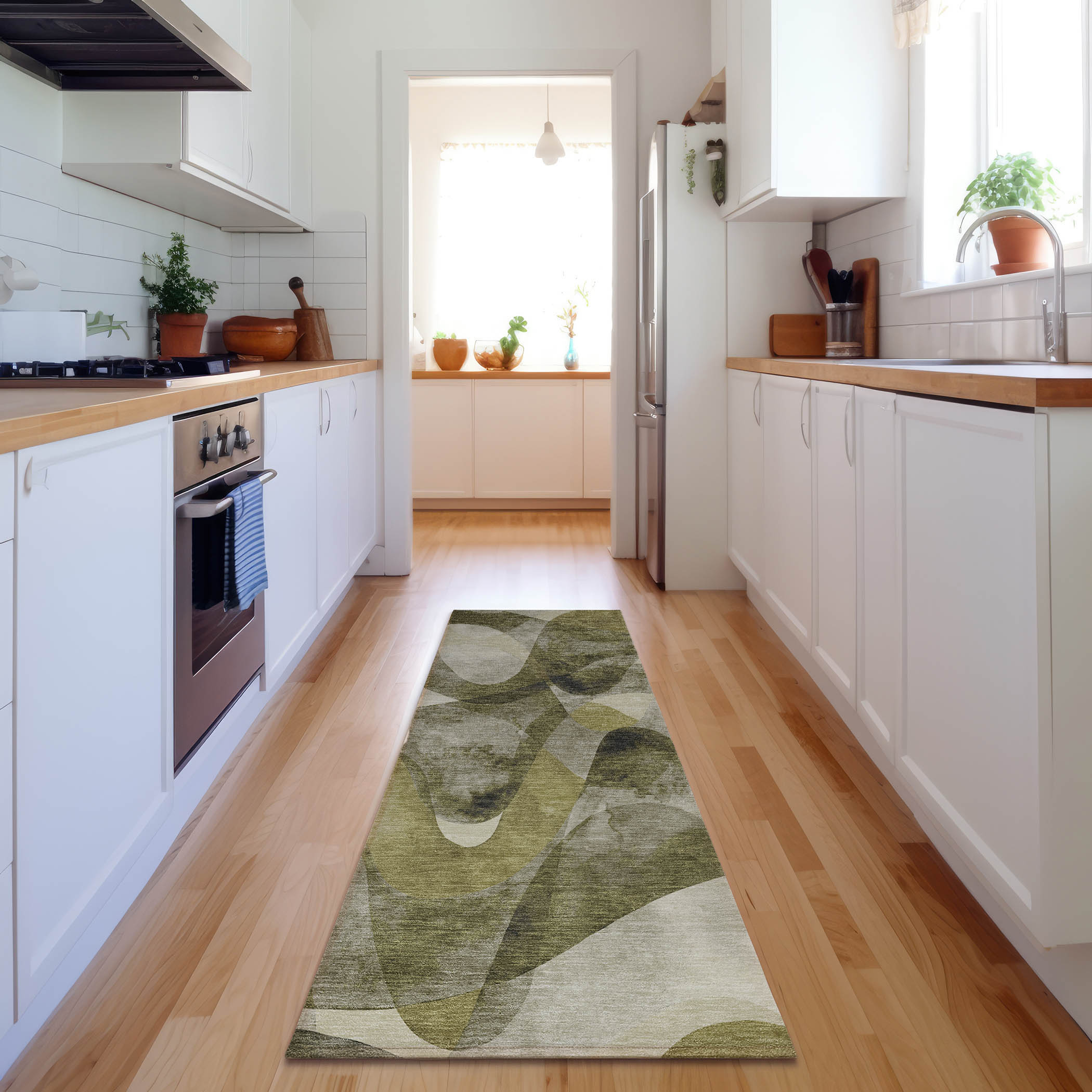 Addison Rugs AMF535PK30X46 Mayfield AMF535PK 2 x 3 (ft) Loomed Polyester Paprika Rectangular Indoor Geometric Machine washable Area rug
