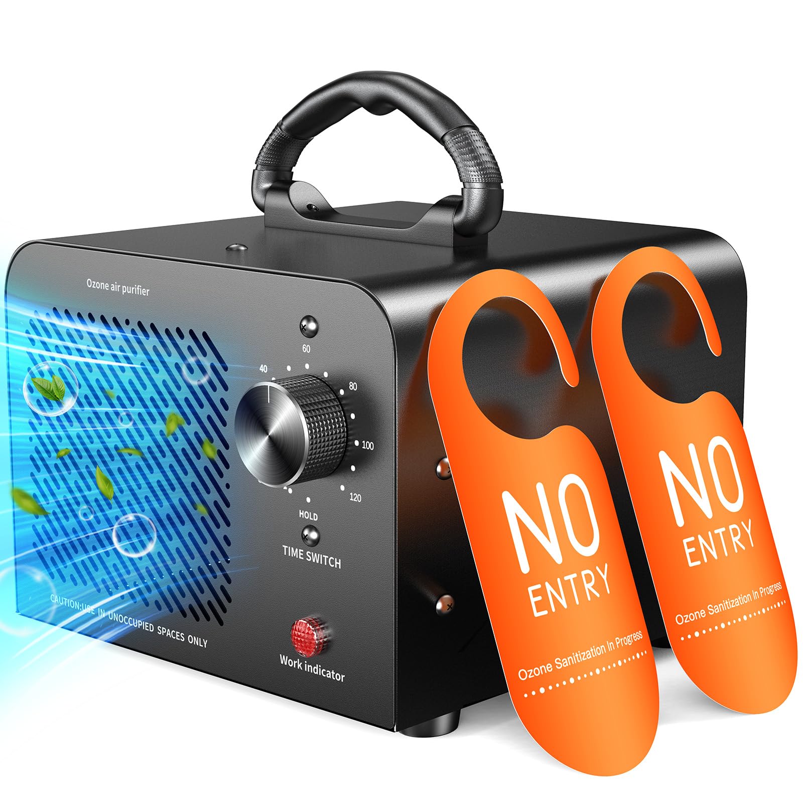 Afoxsos  Ozone Generator 48000mg High Capacity Ozone Machine Air Purifier Odor Remover Portable Mini for Car Home Smoke Pets Industrial up to