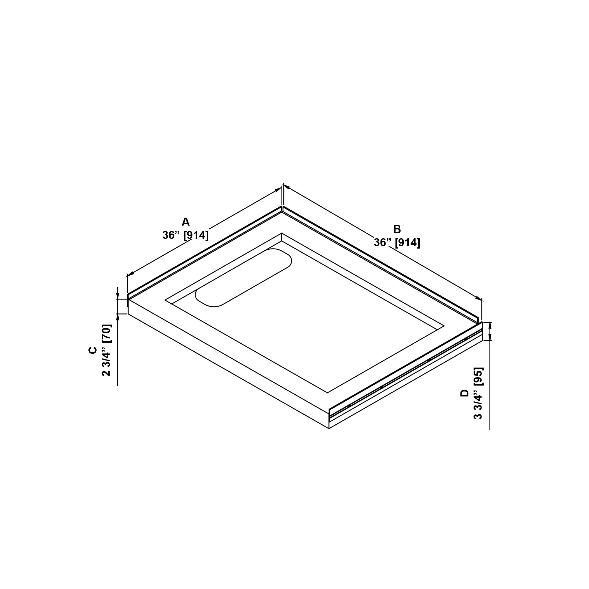 OVE Decors 15SBR-ADEN36-WHT Shower-Floors - View #3